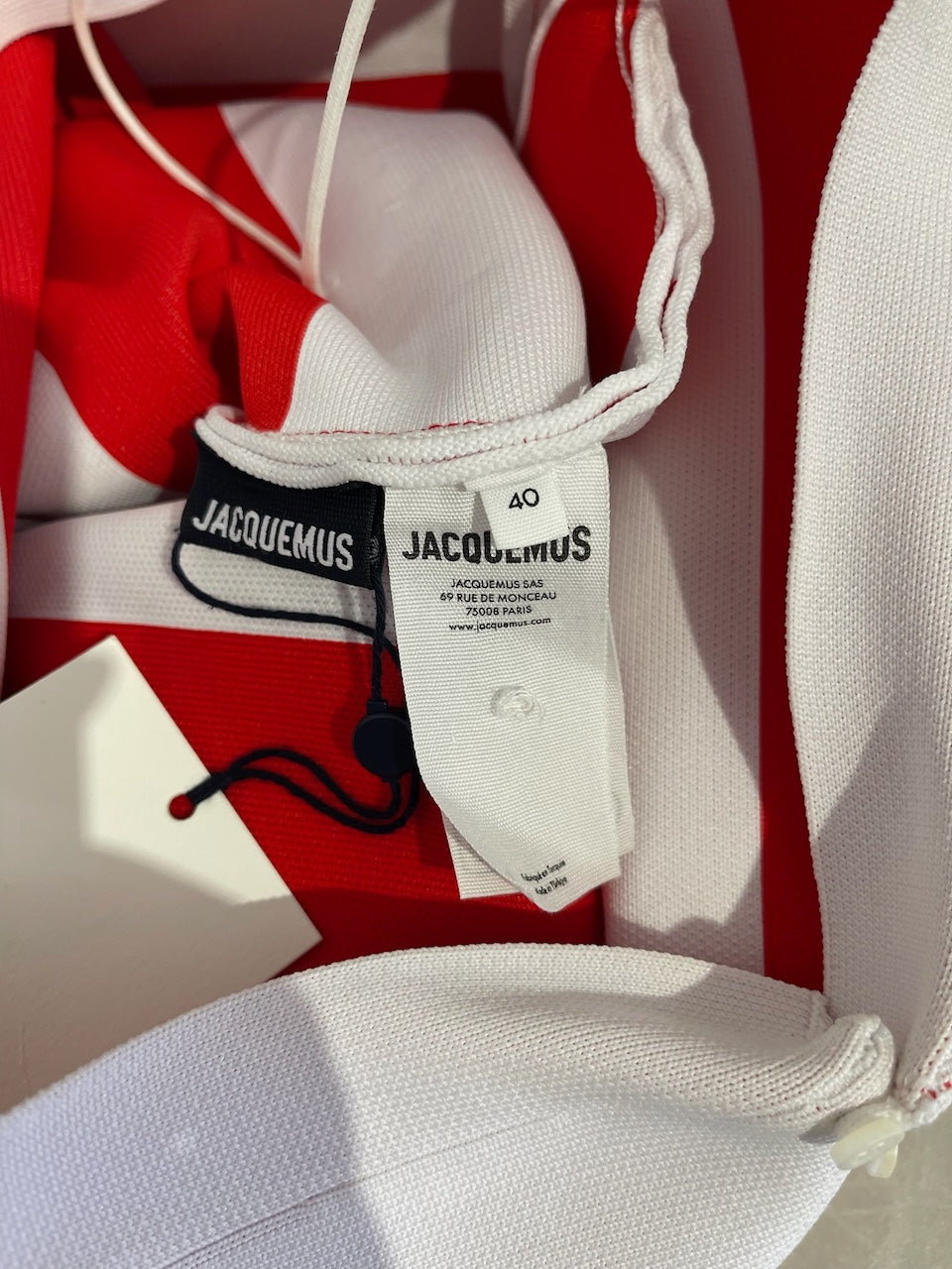 Combinaison Jacquemus rayée T.40