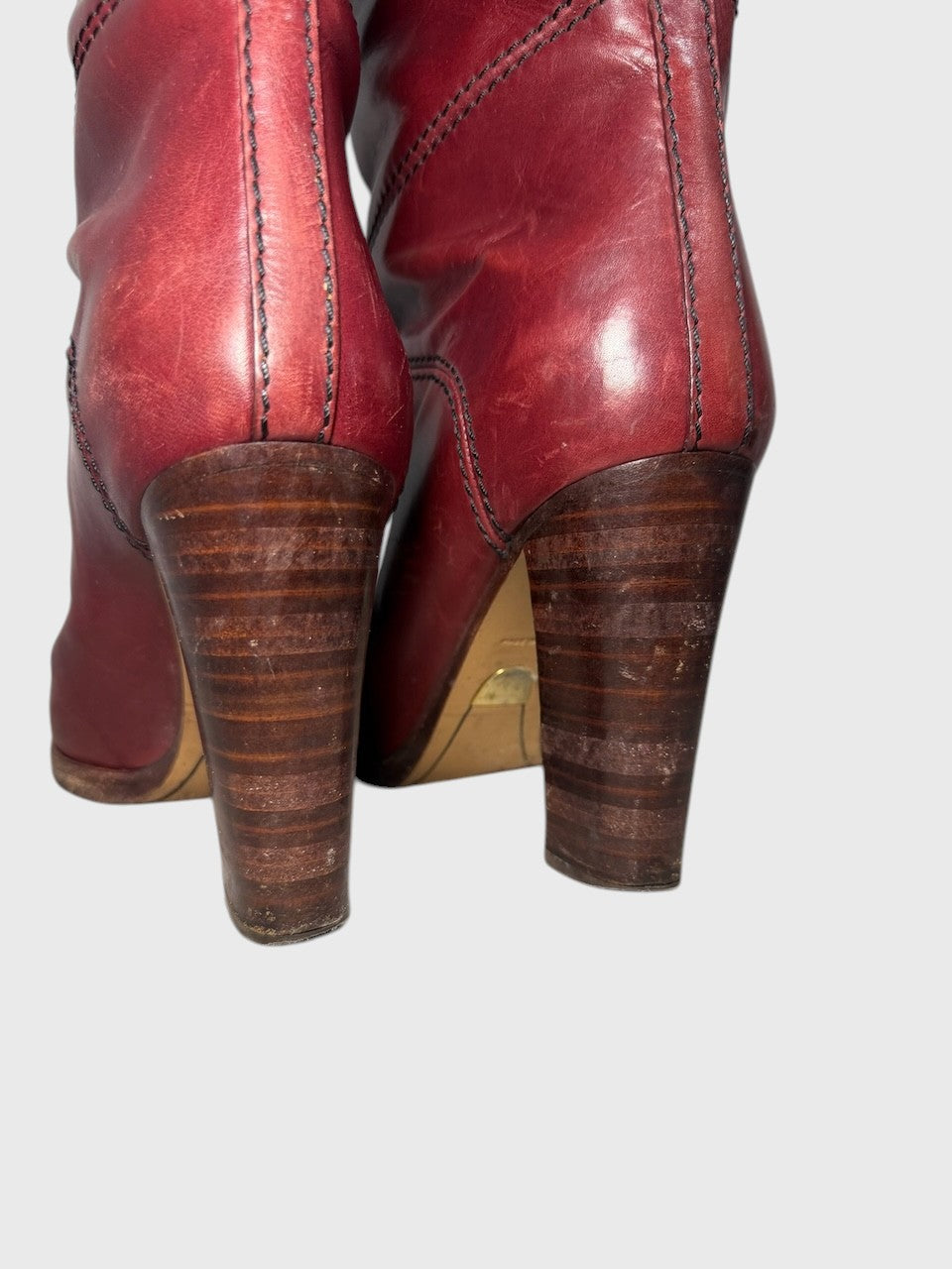 Bottes Chloé bordeaux T.38
