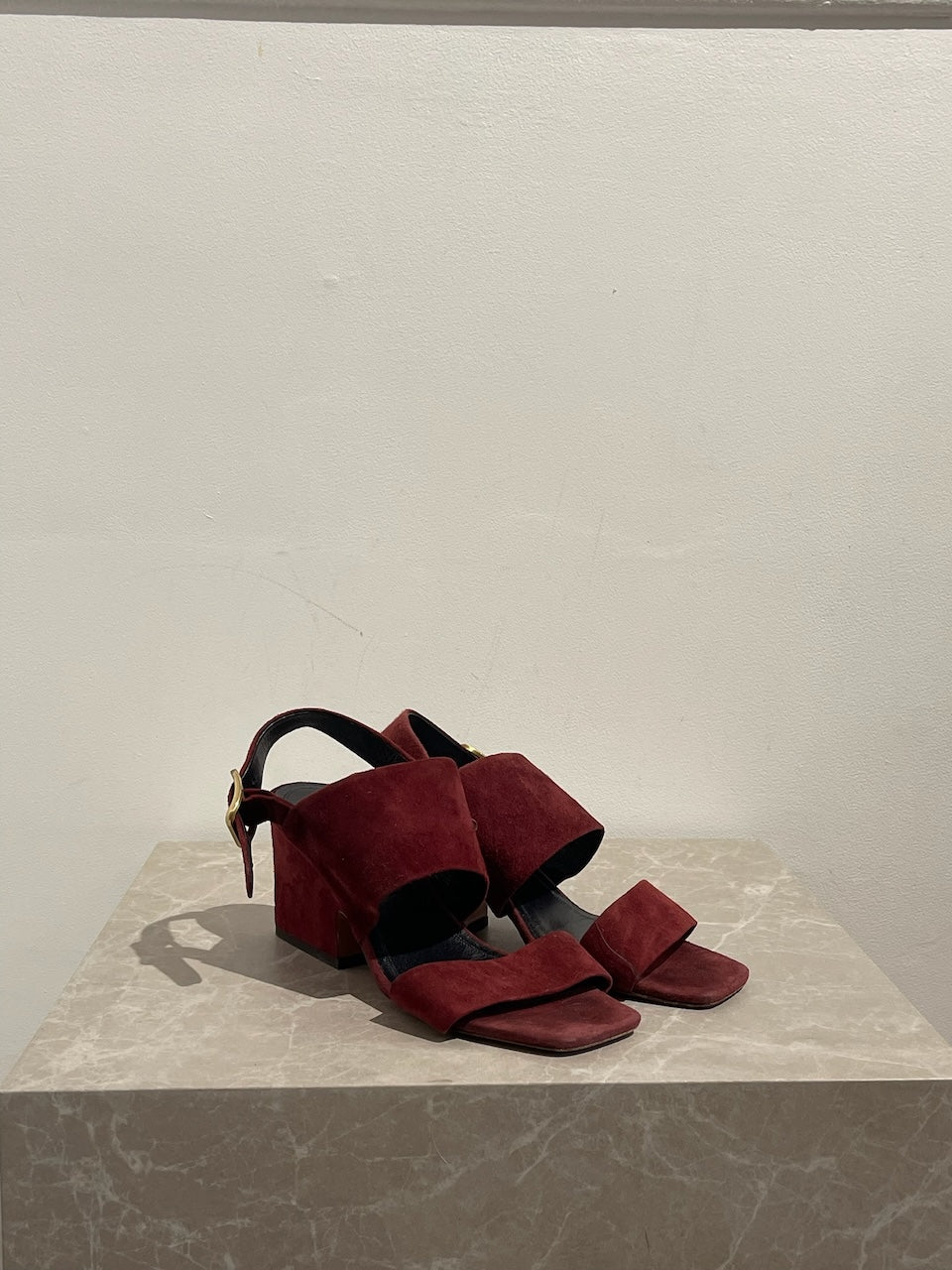 Sandales Celine bordeaux T.38