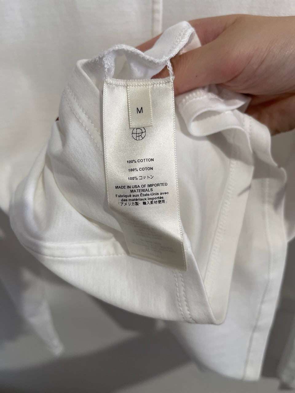 T-shirt The Row blanc T.M