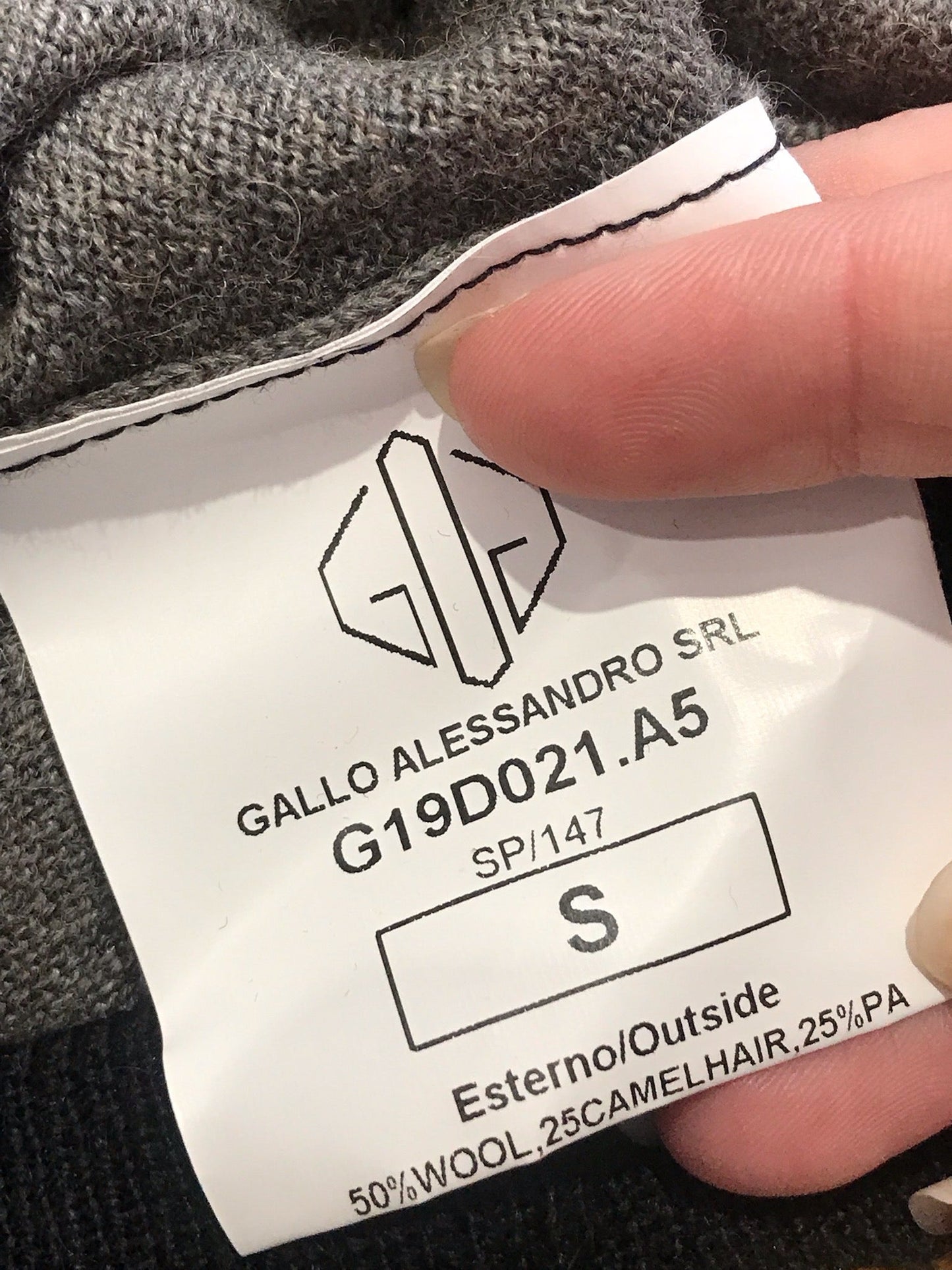 Gilet Golden Goose Deluxe gris T.S