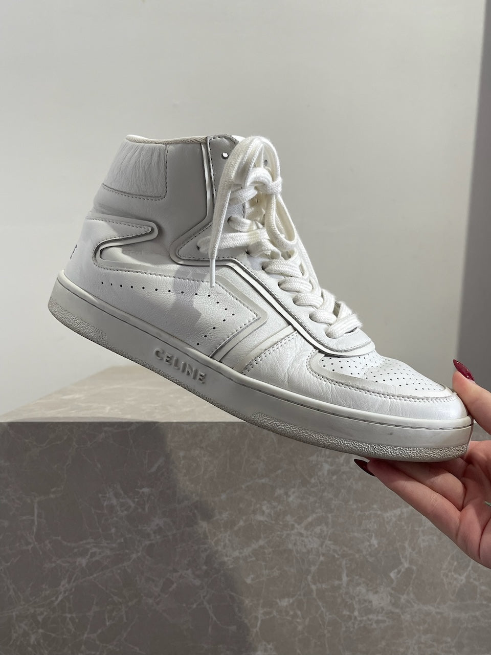 Basket Celine blanches T.40
