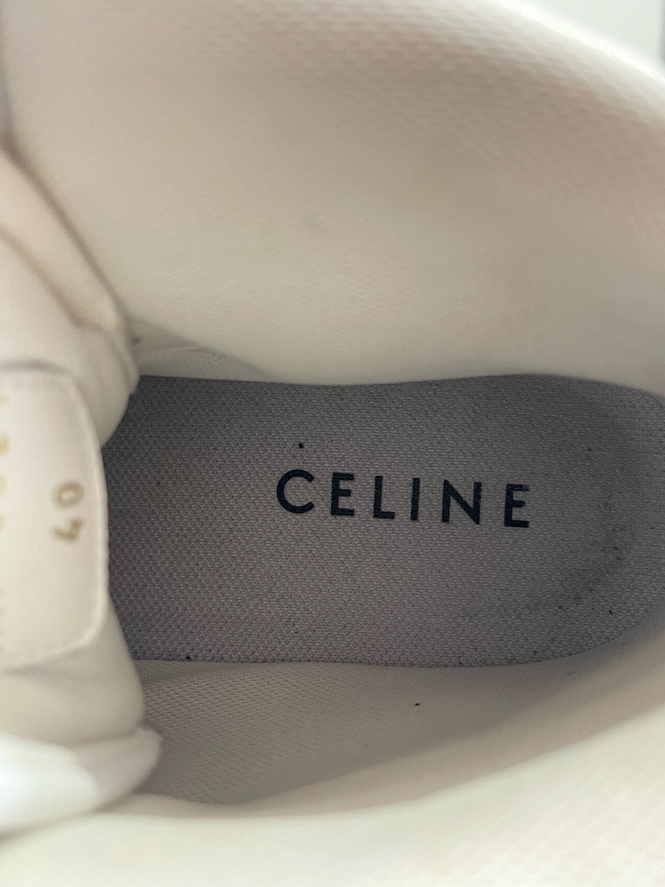 Basket Celine blanches T.40