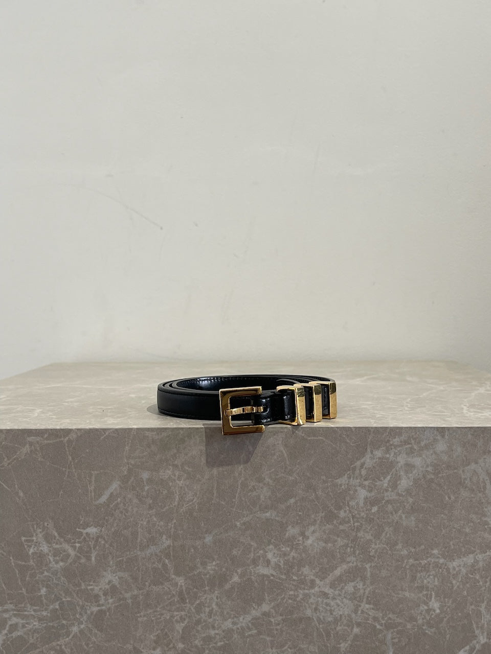 Ceinture Saint Laurent noire T.85