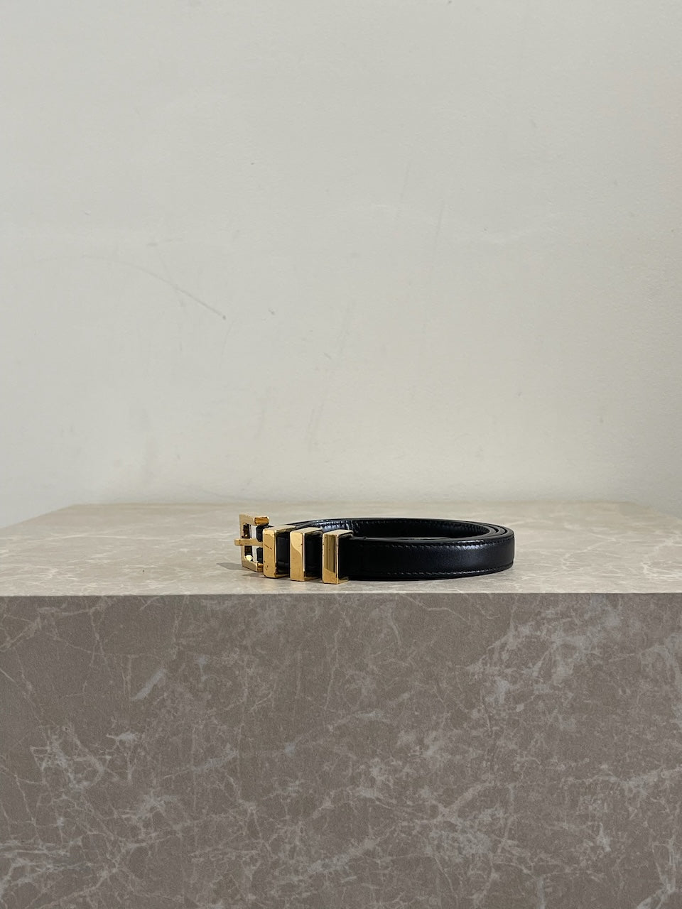 Ceinture Saint Laurent noire T.85