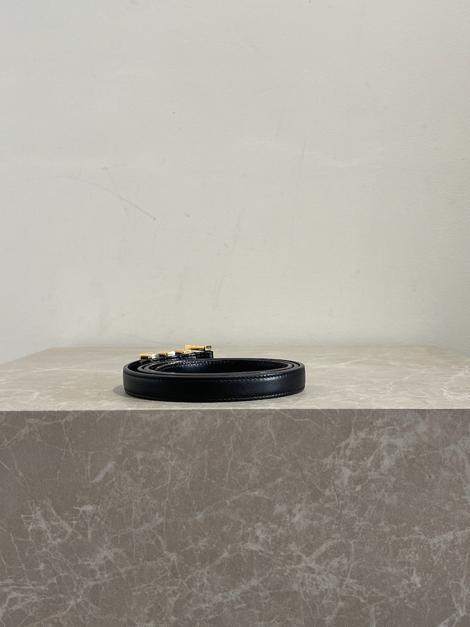 Ceinture Saint Laurent noire T.85