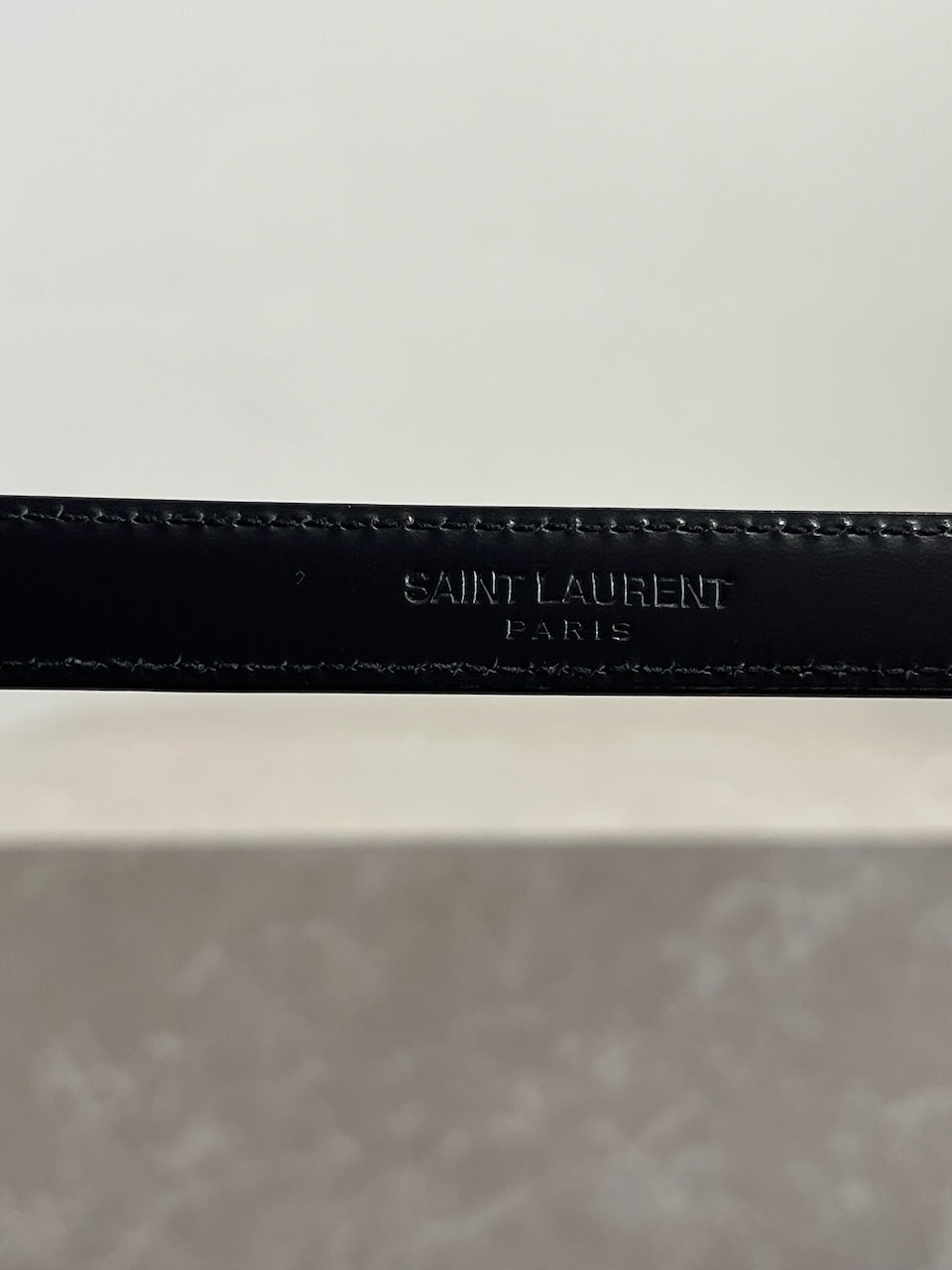 Ceinture Saint Laurent noire T.85
