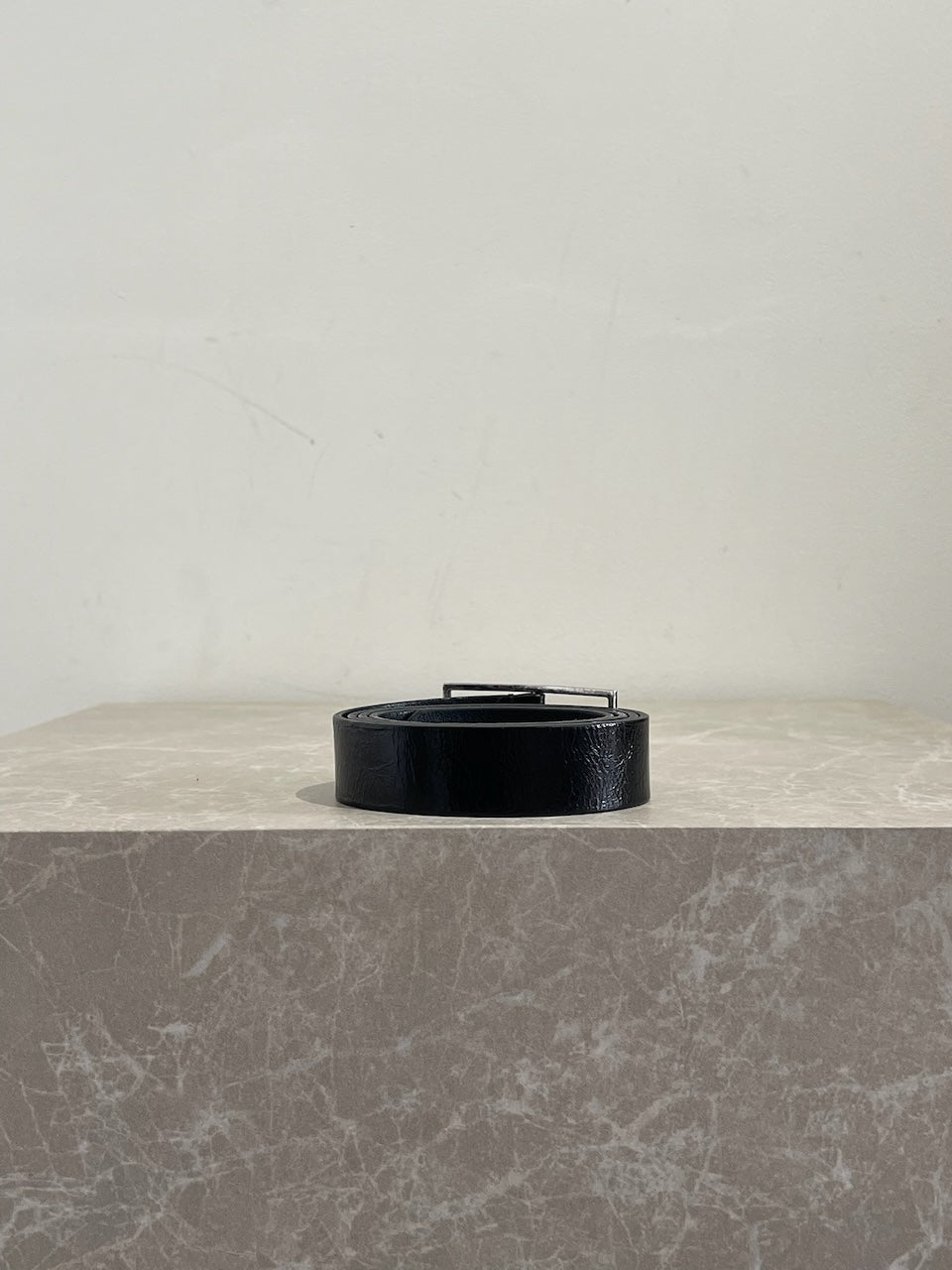 Ceinture Saint Laurent noire T.85