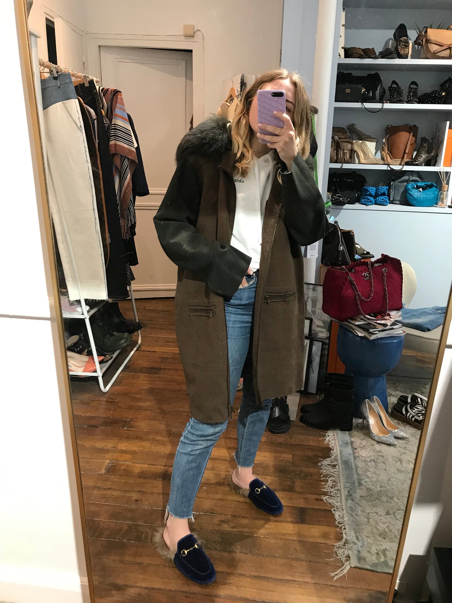 Manteau Lanvin kaki