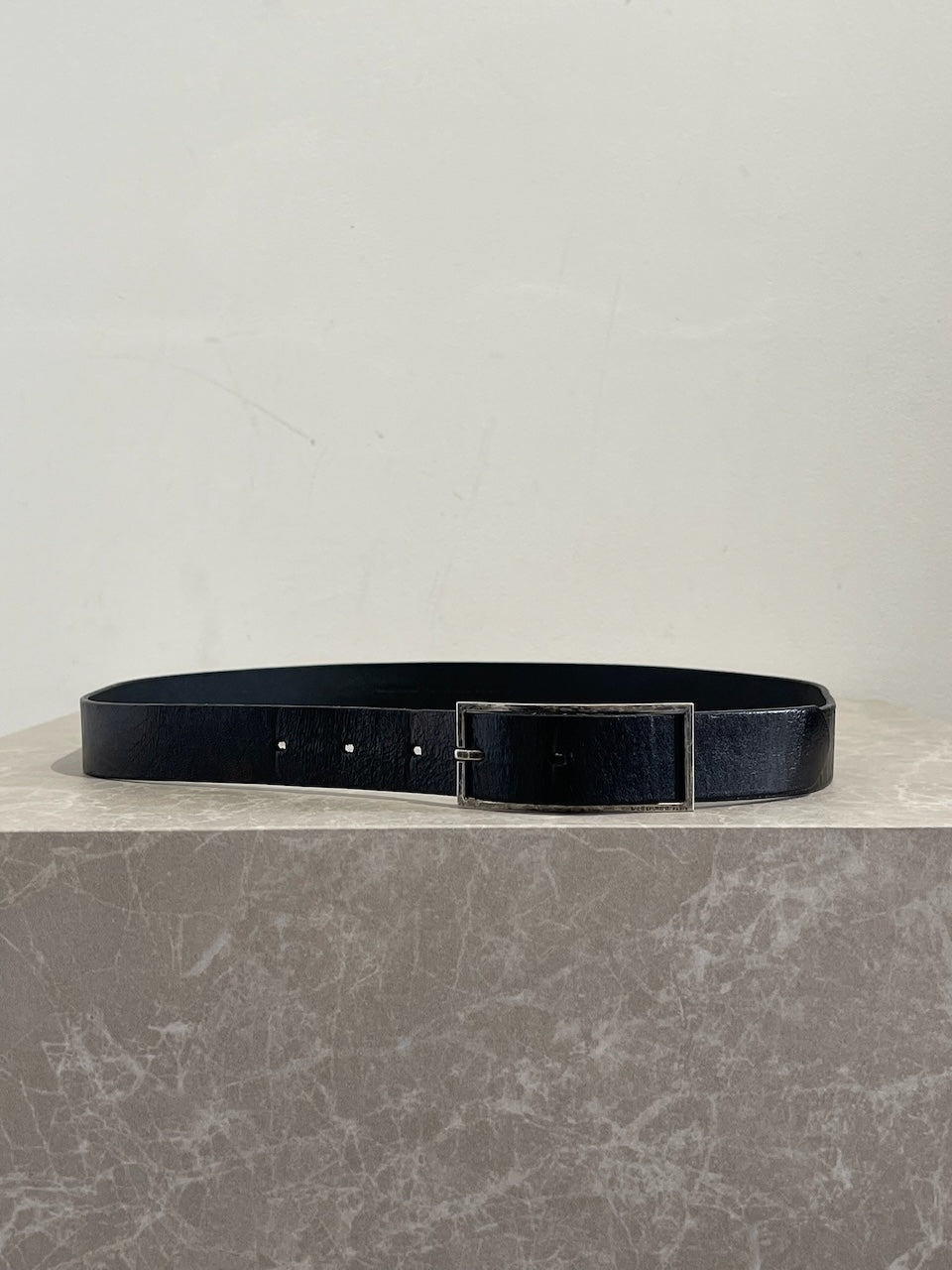 Ceinture Saint Laurent noire T.85