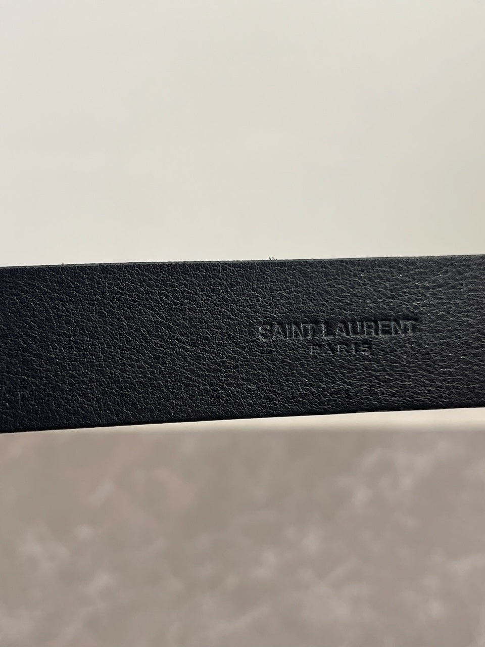Ceinture Saint Laurent noire T.85