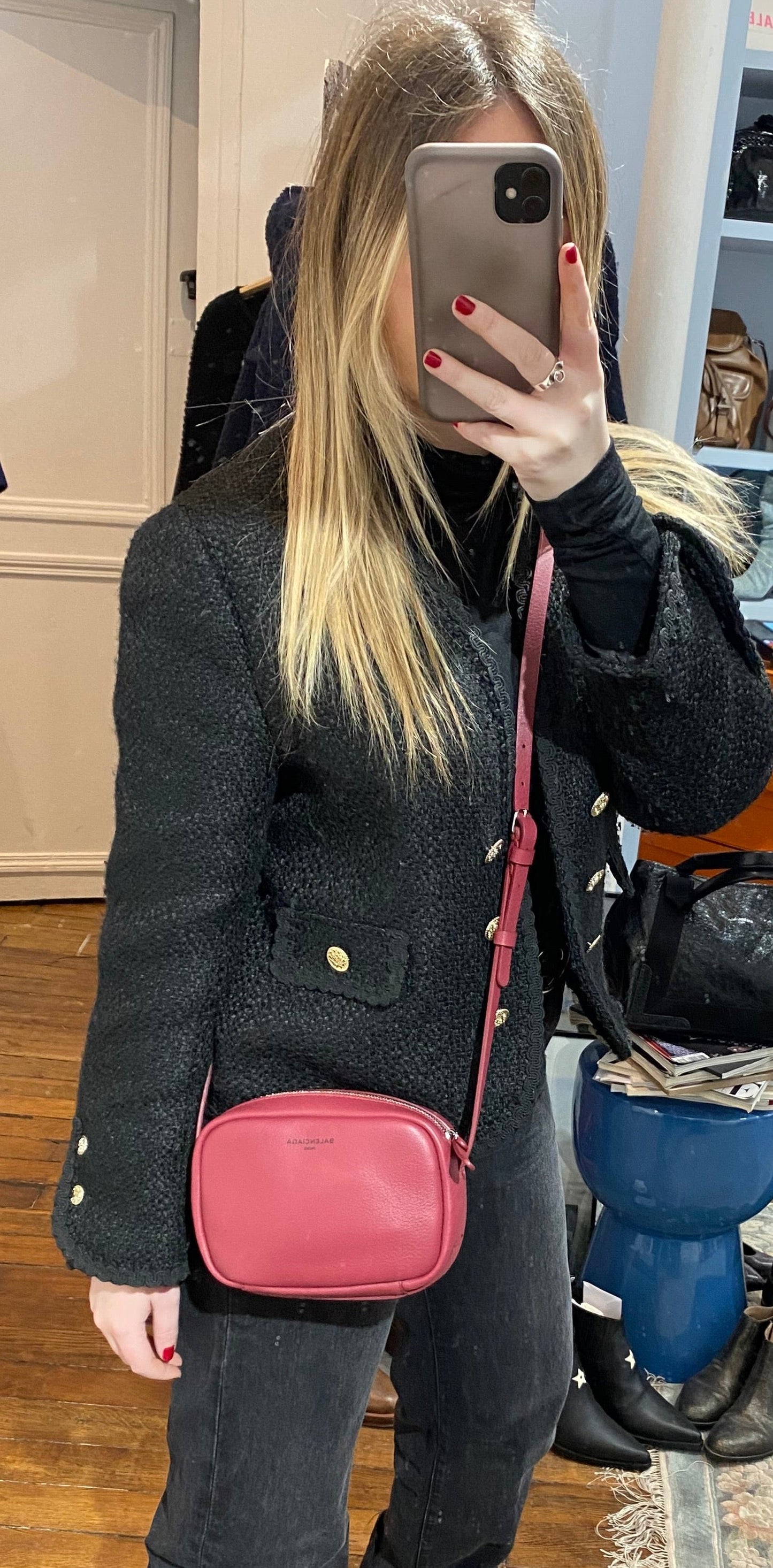 Sac Balenciaga Everyday bordeaux NEUF