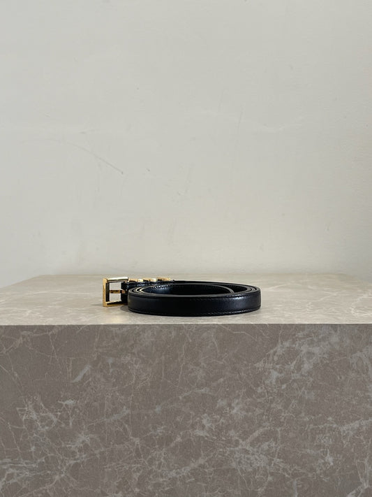 Ceinture Saint Laurent noire T.90