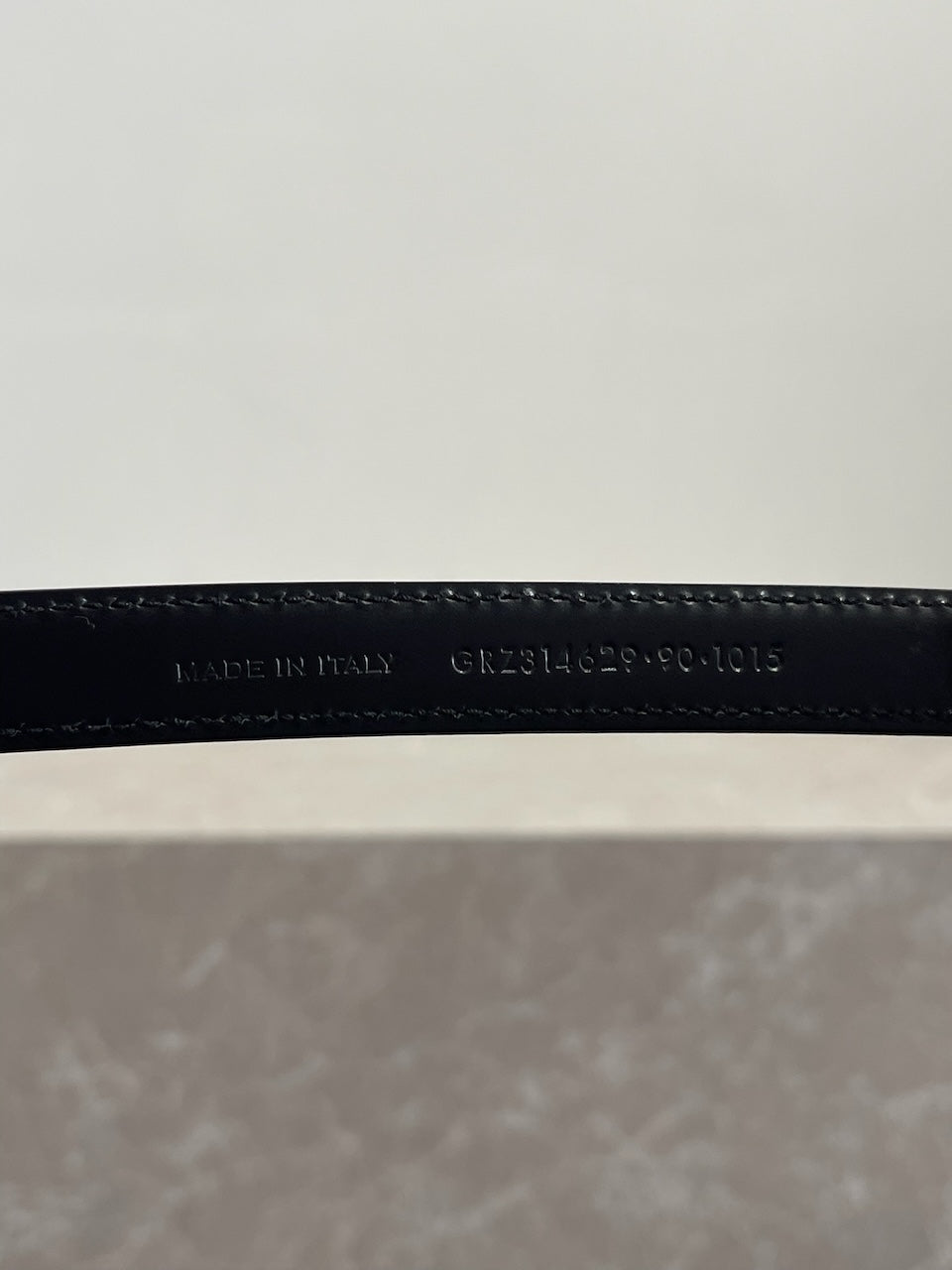 Ceinture Saint Laurent noire T.90