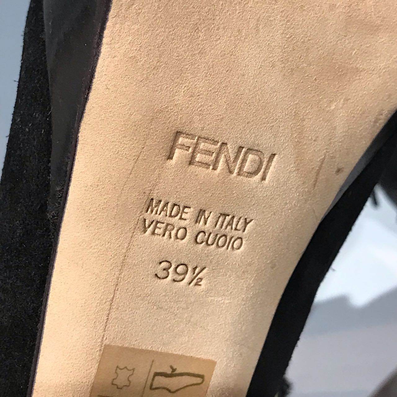 Boots Fendi noires T.39,5