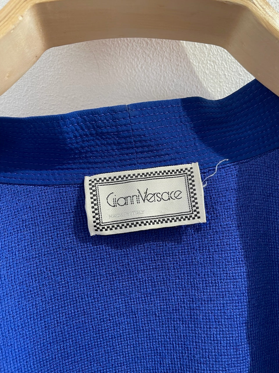Gilet Gianni Versace bleu T.0