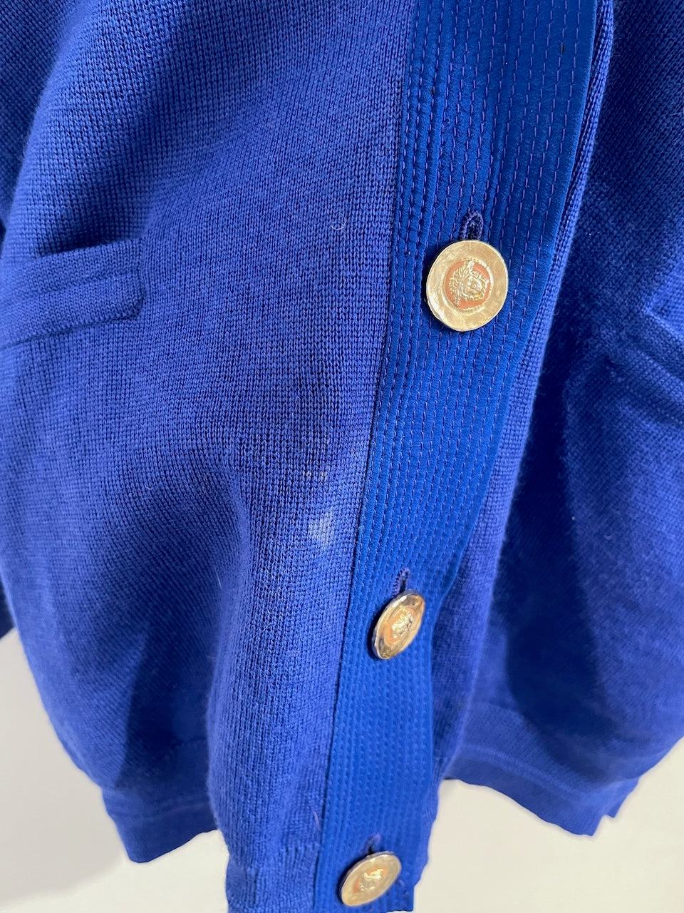 Gilet Gianni Versace bleu T.0