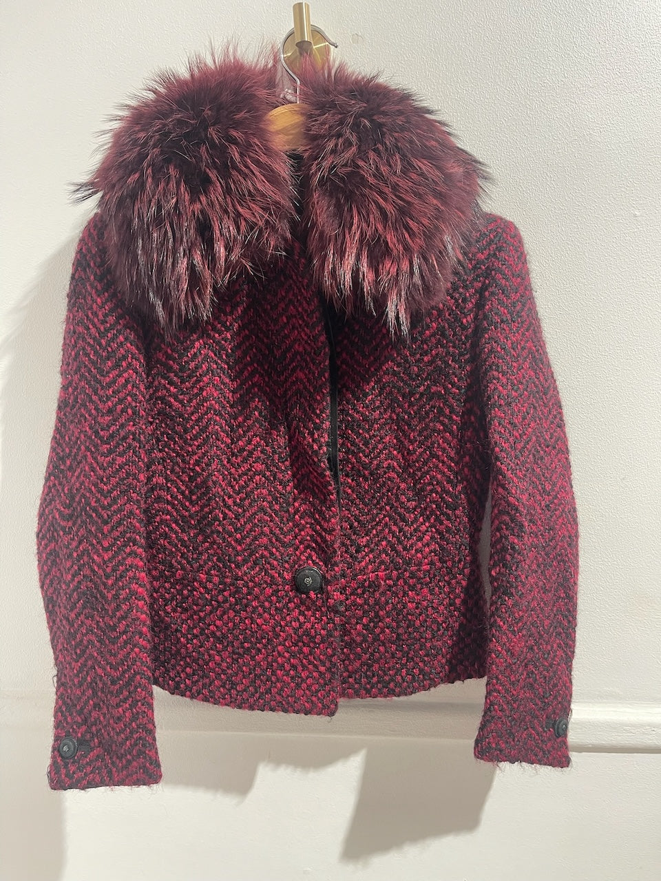 Veste Versace rouge T.34