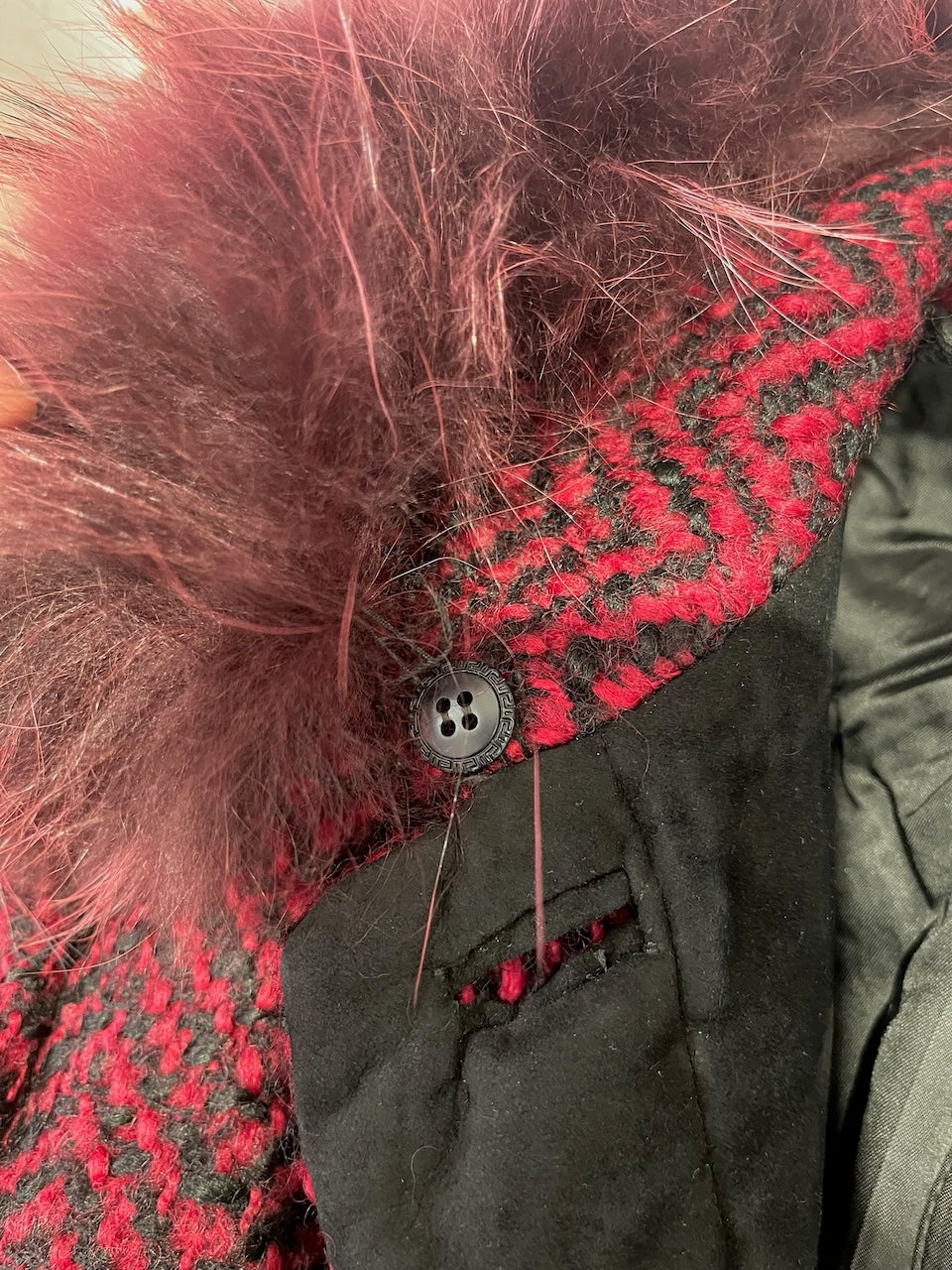 Veste Versace rouge T.34
