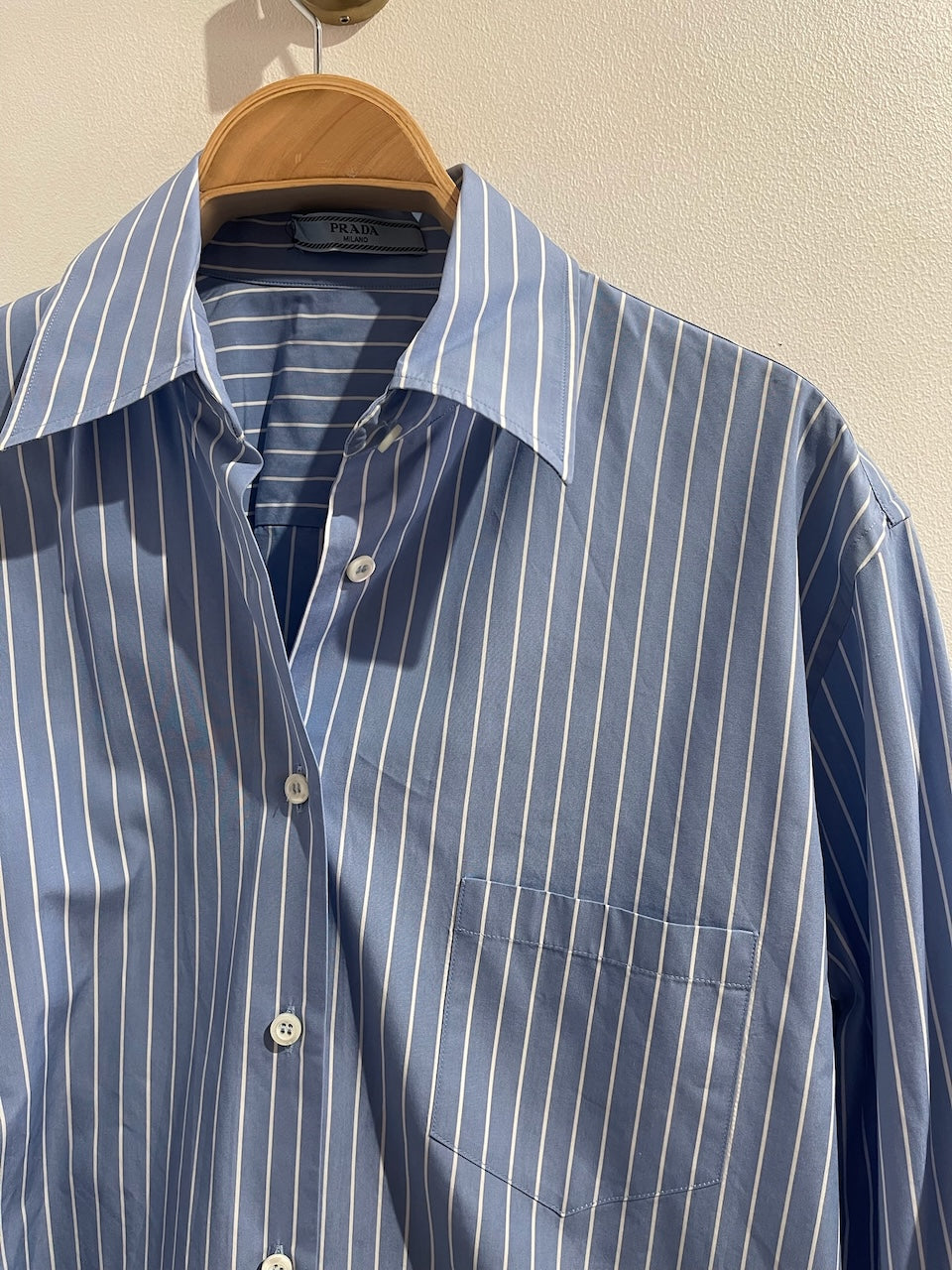 Chemise Prada bleue T.40