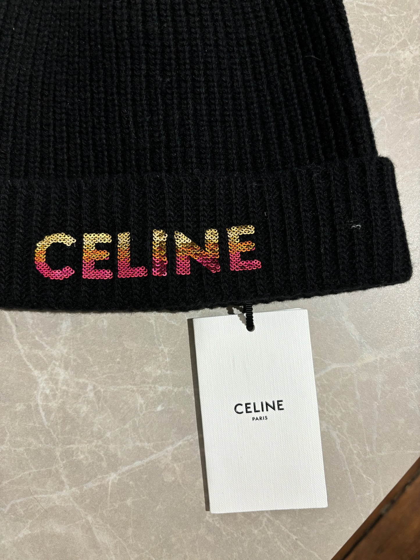 Bonnet Céline noir T.U.