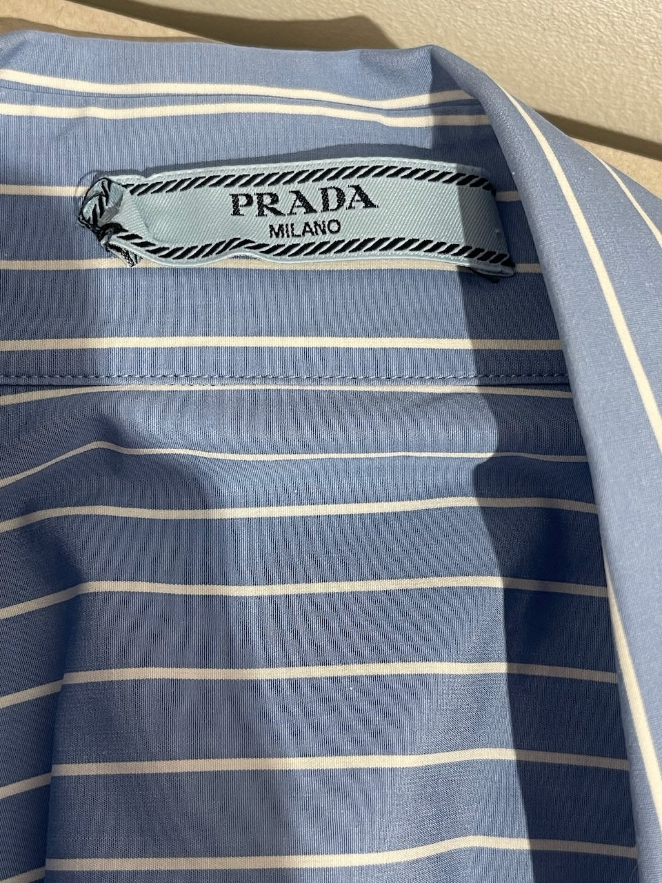 Chemise Prada bleue T.40