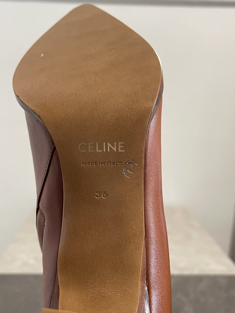 Bottines Céline camel T.36 NEUVES