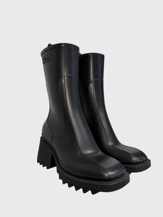 Bottes Chloé Betty noires T.39