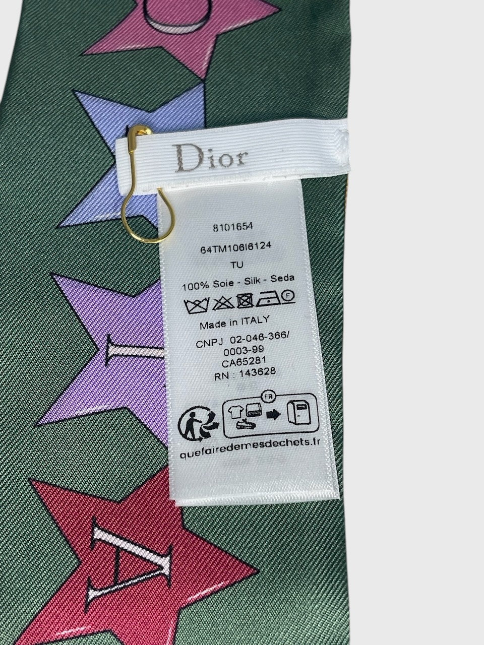 Foulard Mitzah Christian Dior orange