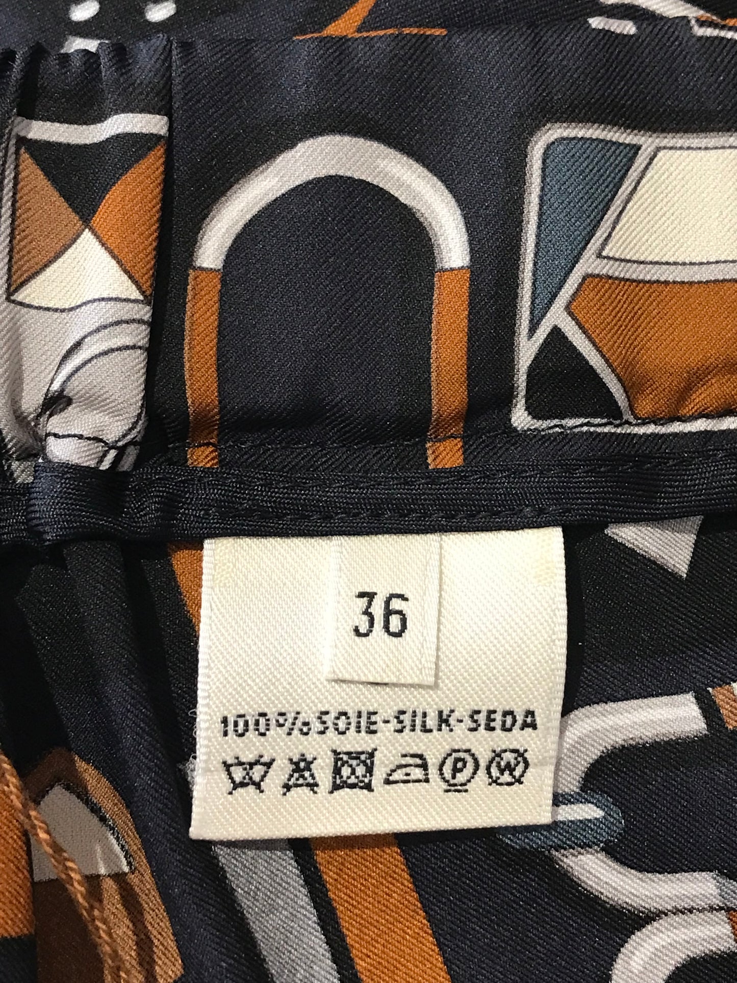Pantalon Hermes noir T.36