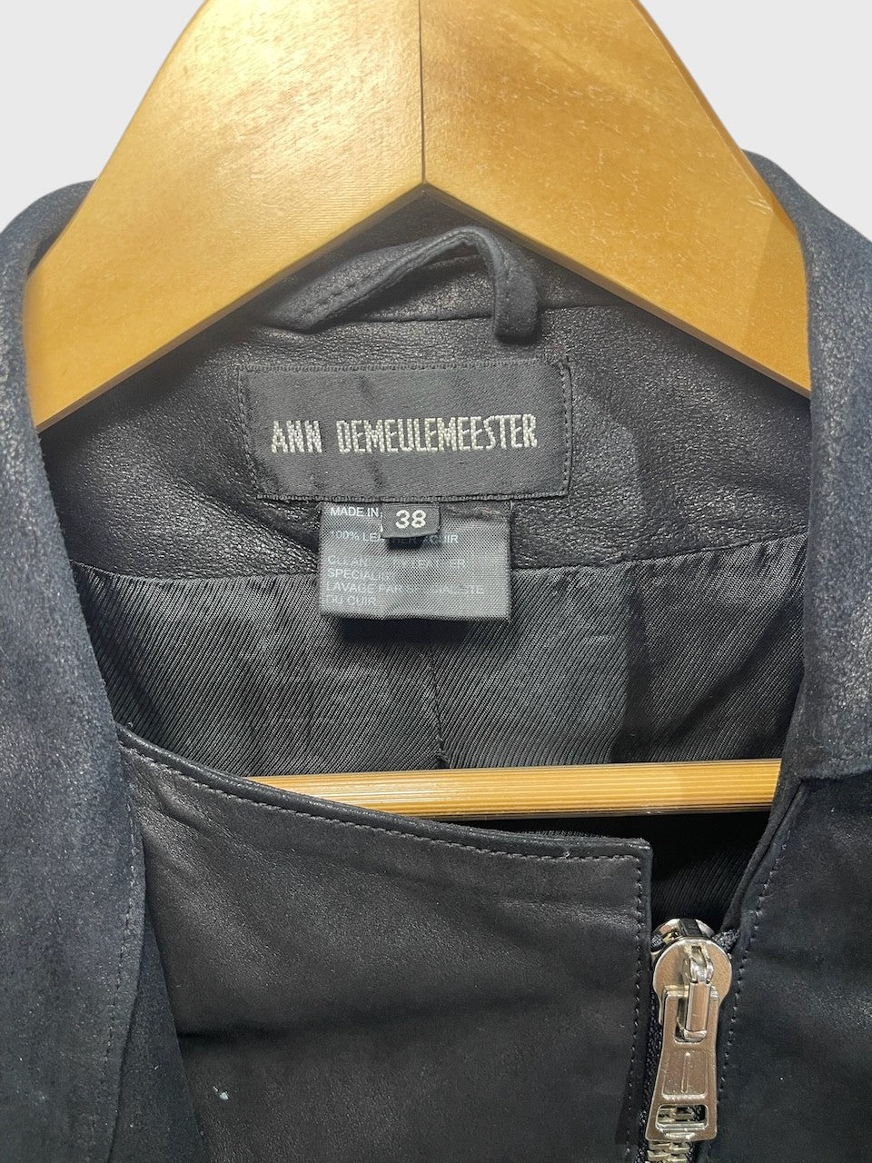 Veste Ann Demeulemeester noire T.38