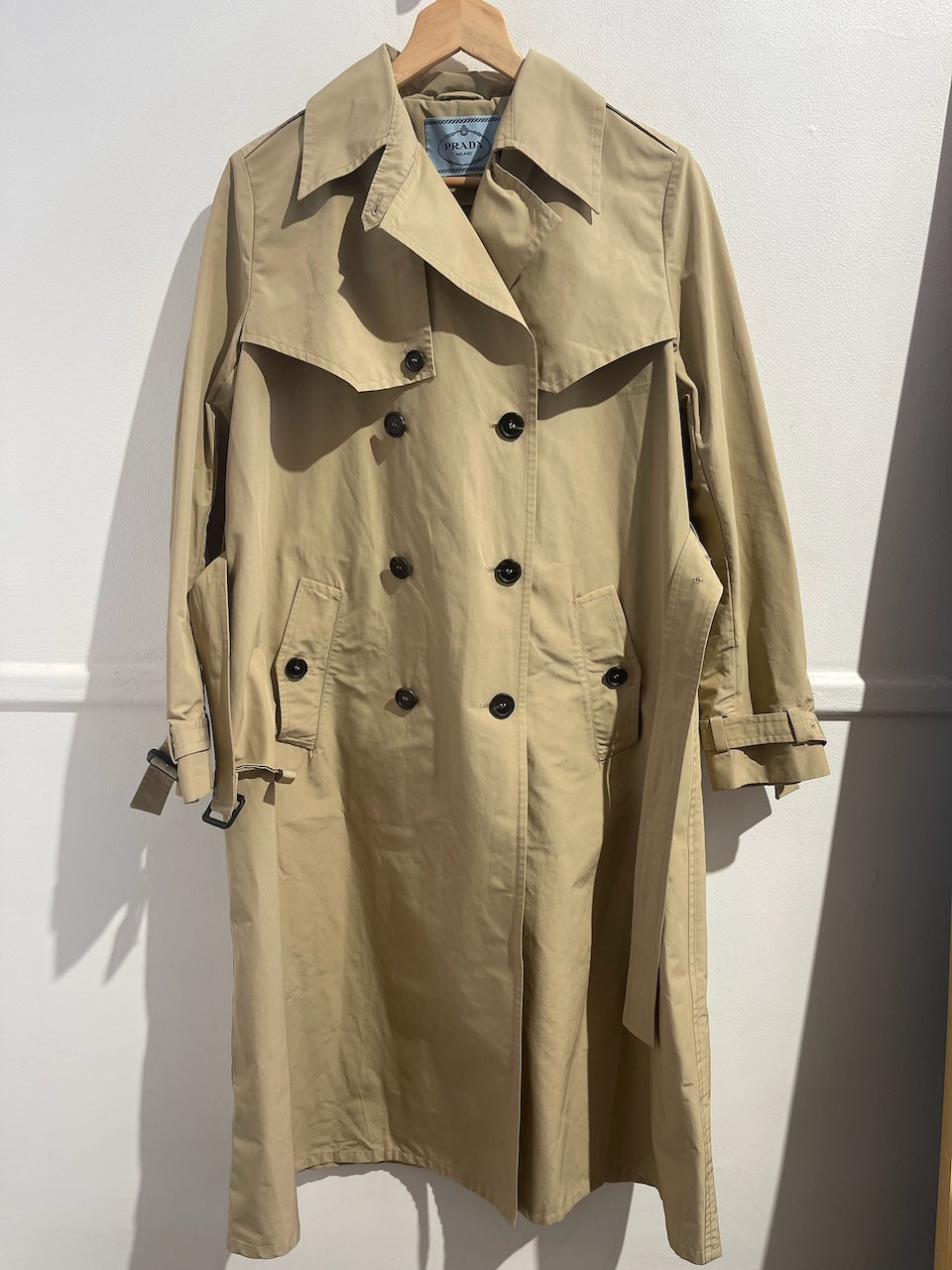 Trench Prada beige T.38