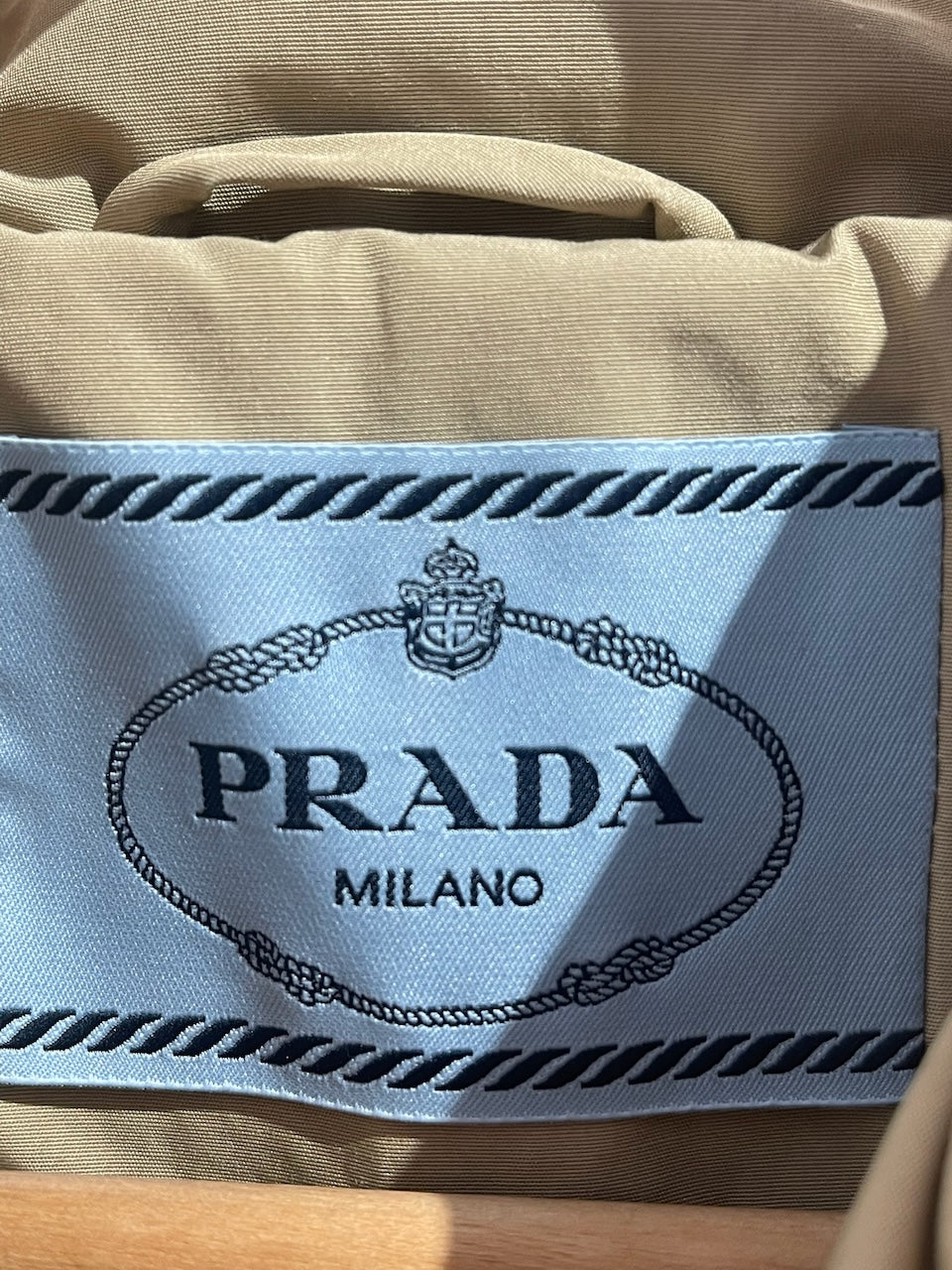 Trench Prada beige T.38