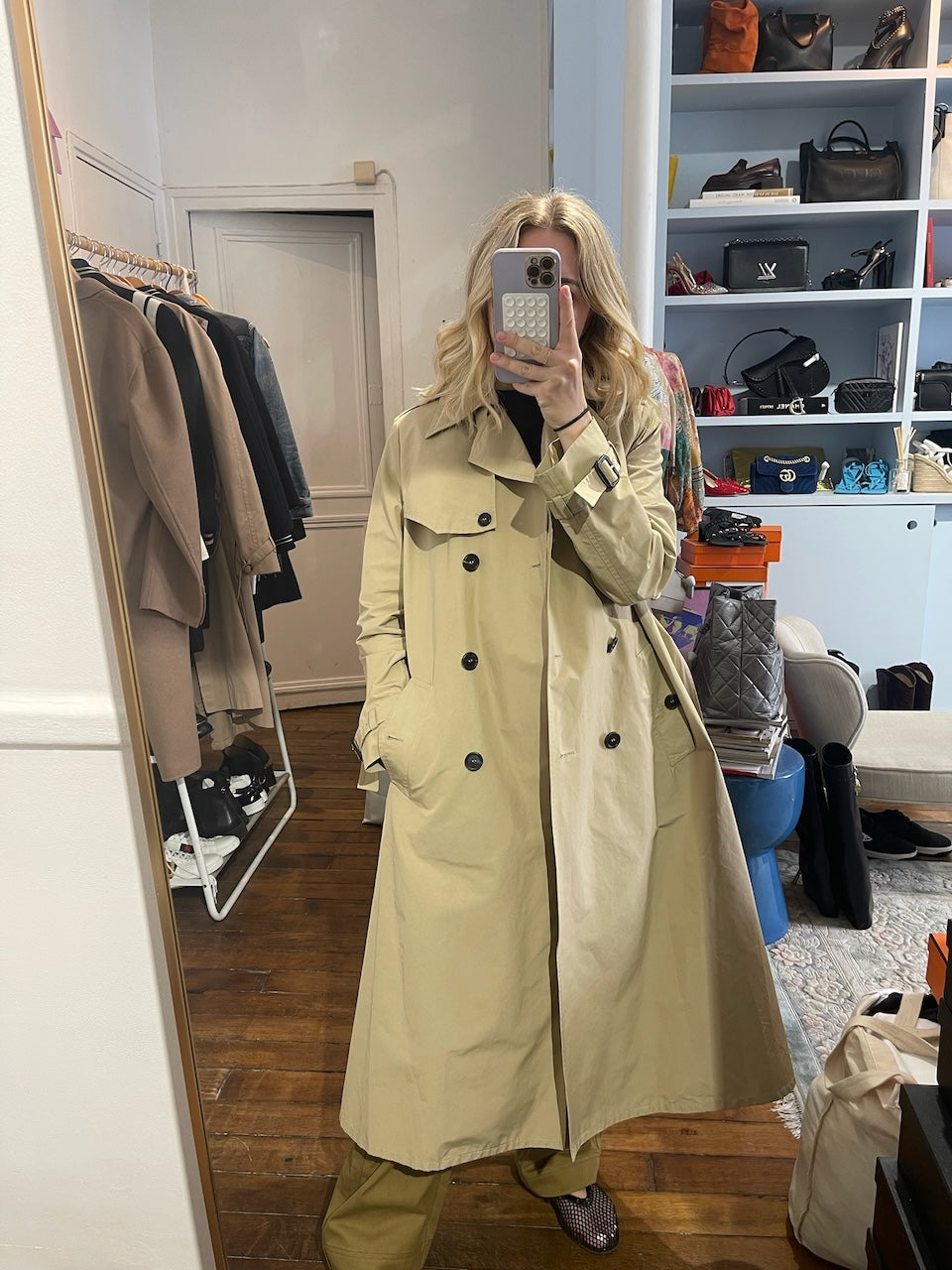 Trench Prada beige T.38