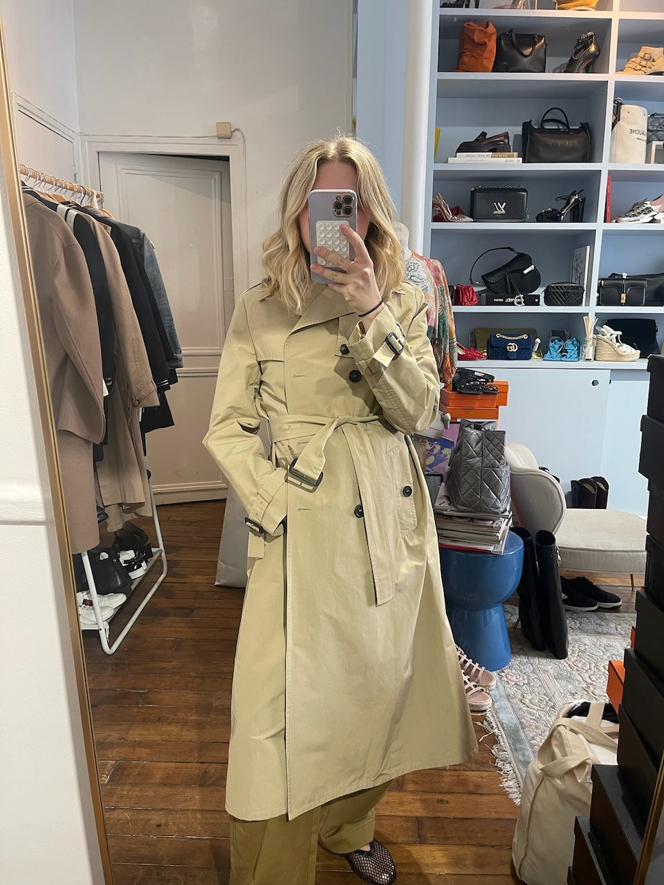 Trench Prada beige T.38