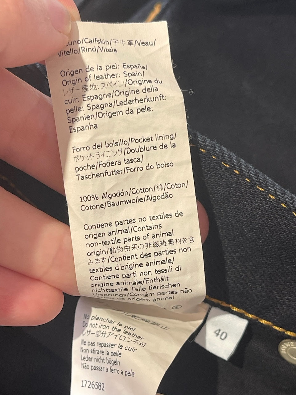 Jeans Loewe bleu T.40