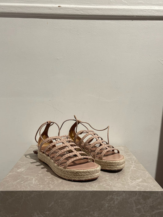 Sandales Alaia rose T.38