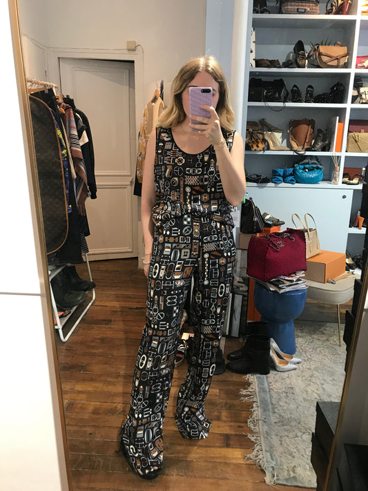 Pantalon Hermes noir T.36
