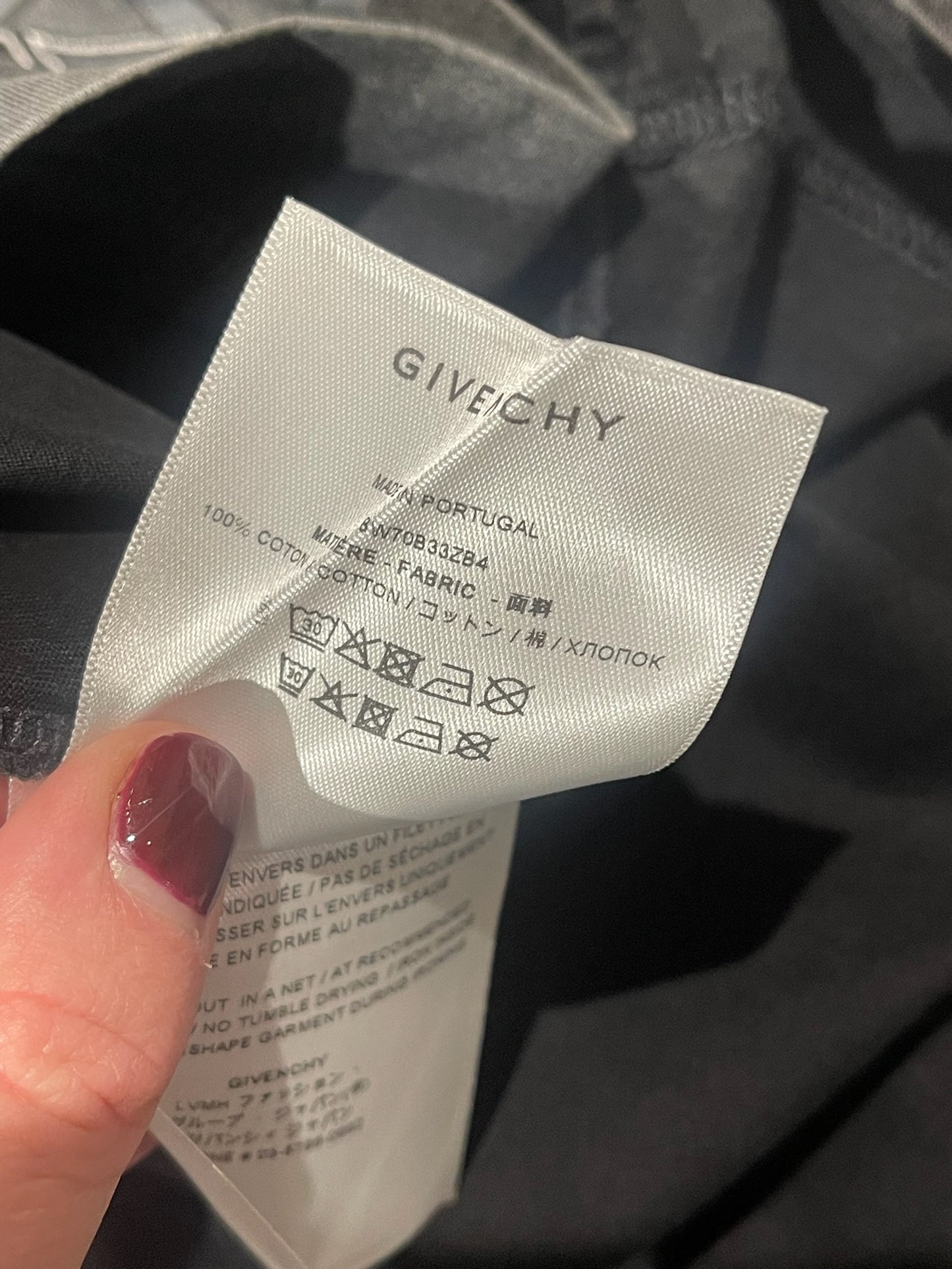 T-shirt Givenchy gris T.M