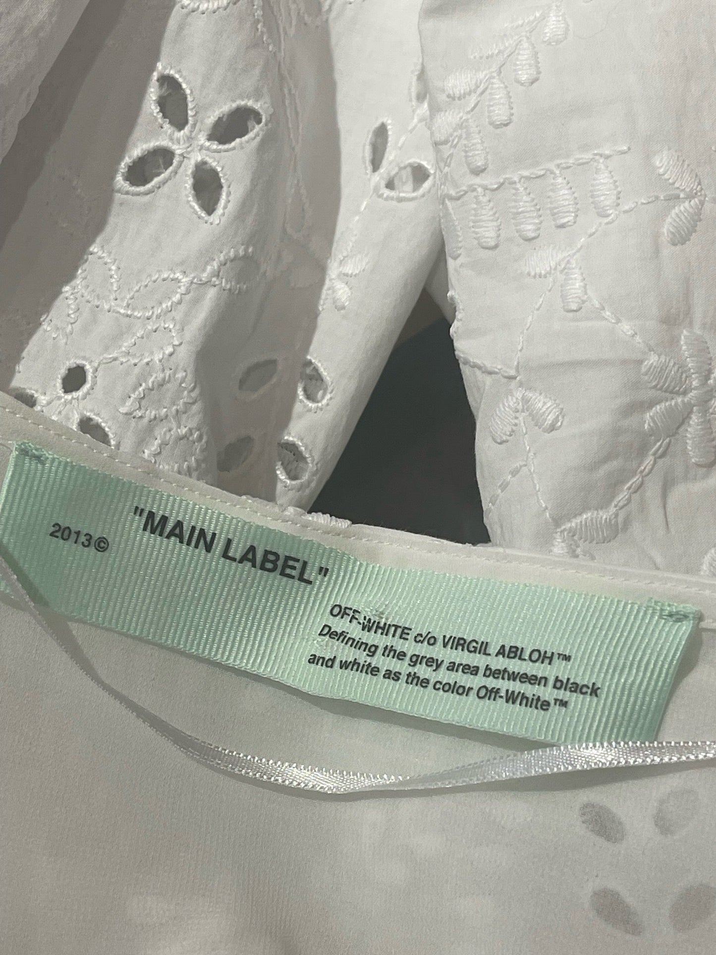 Chemisier Off-White blanc T.40