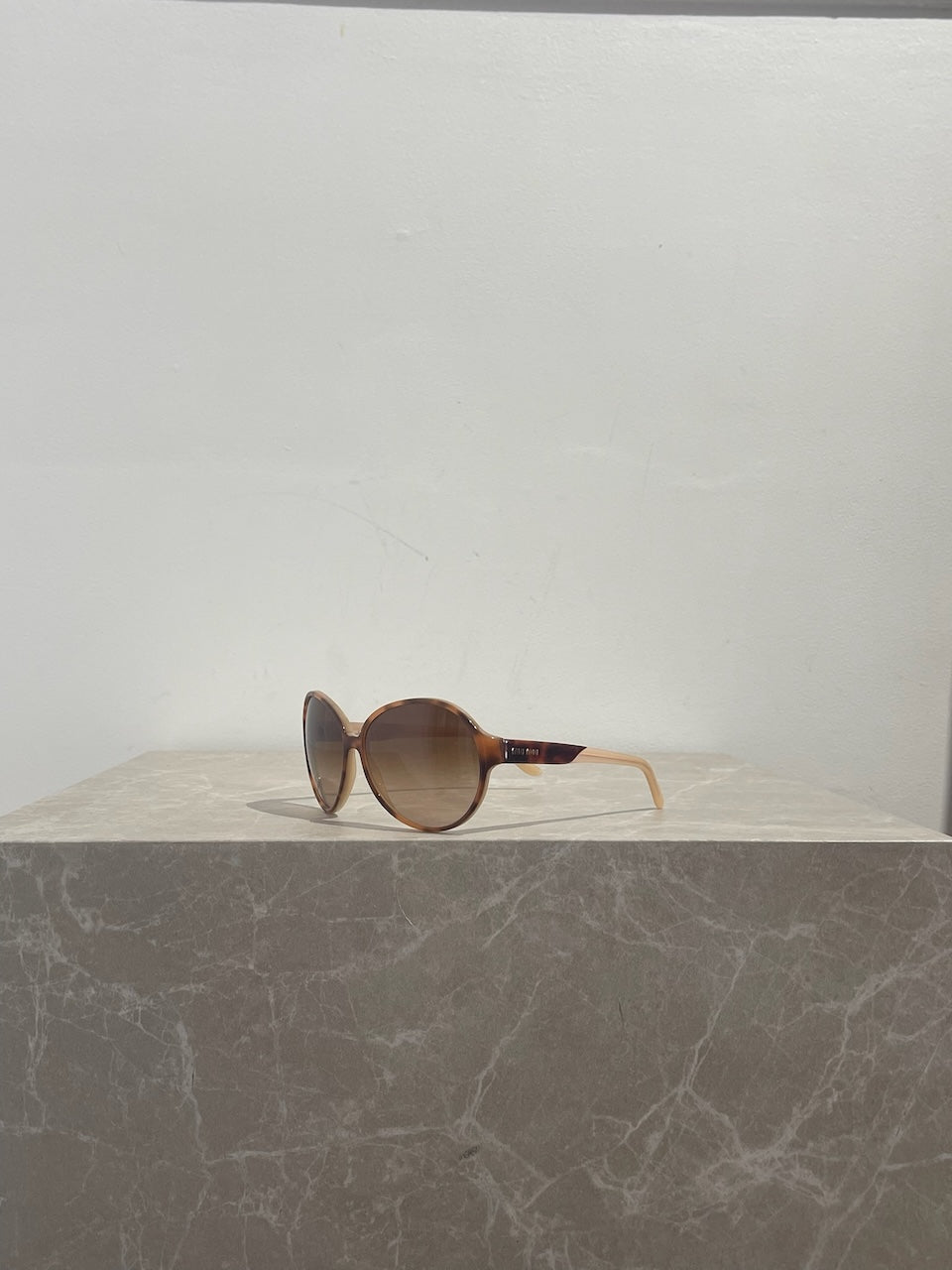 Lunettes Miu Miu beiges