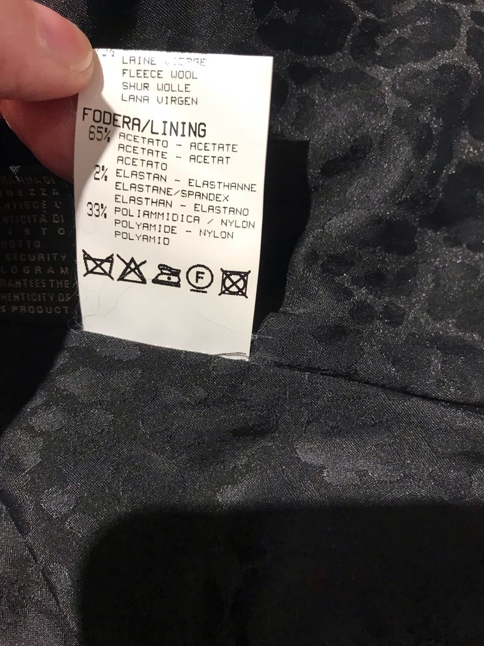Veste Roberto Cavalli noire T.34