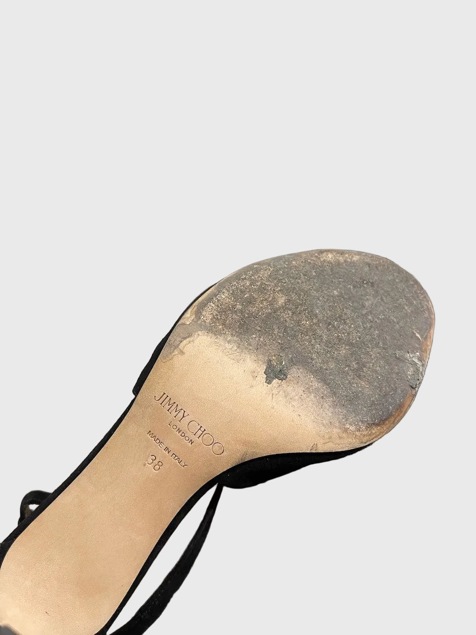 Sandales Jimmy Choo noires T.38