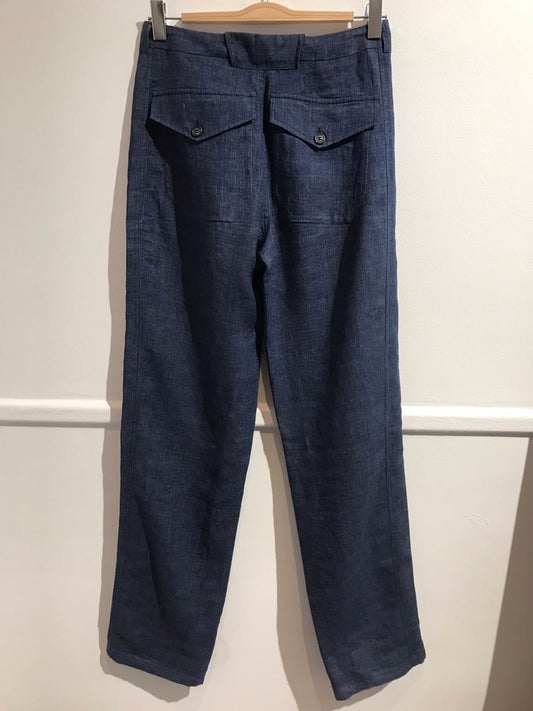 Pantalon Balenciaga bleu T.38