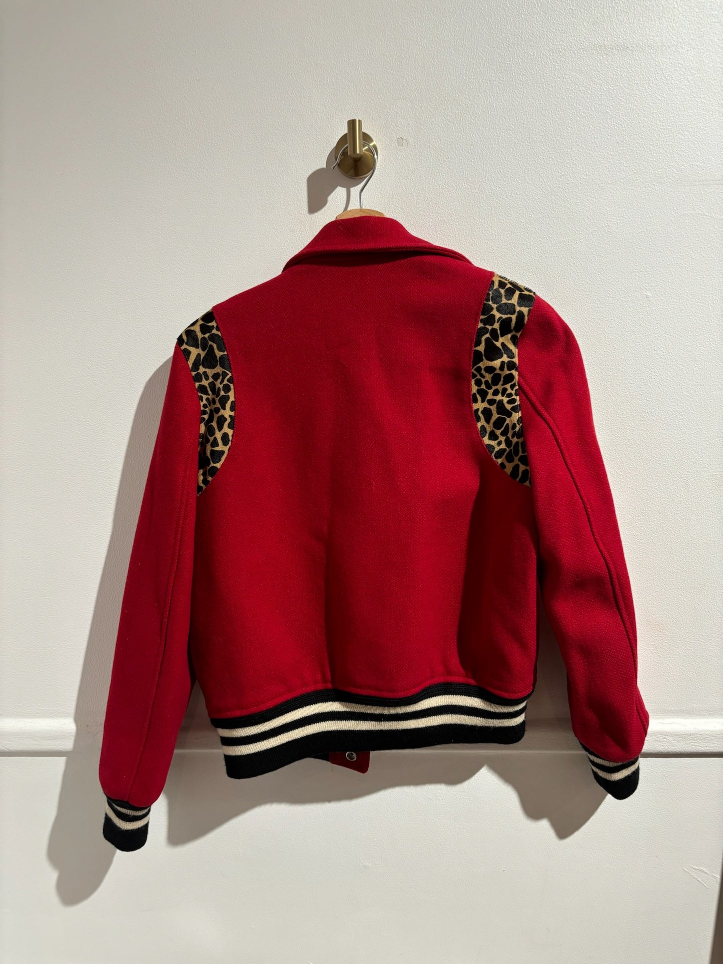Veste Saint Laurent Teddy Rouge T.M