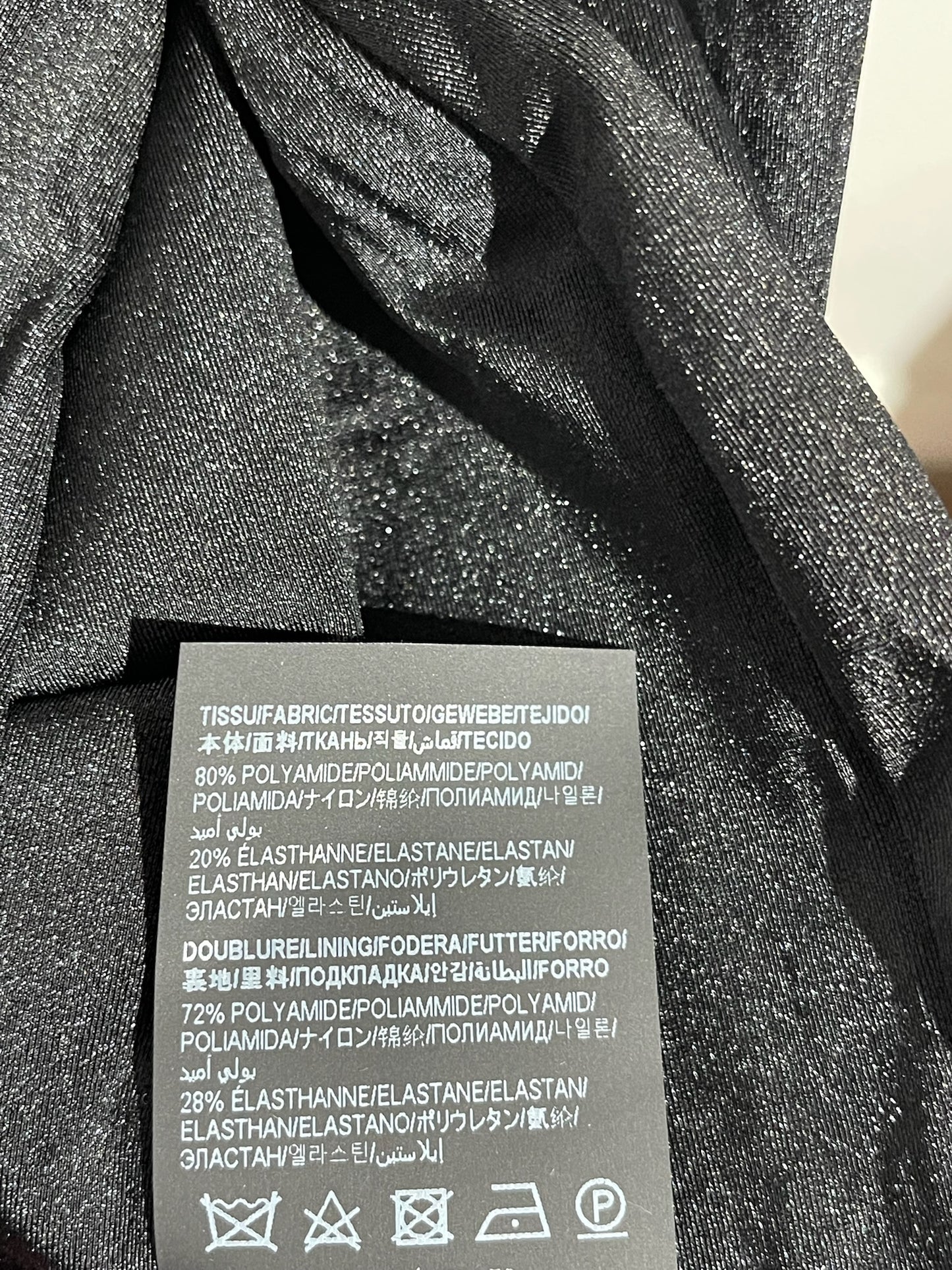 Combinaison Saint Laurent noire T.1