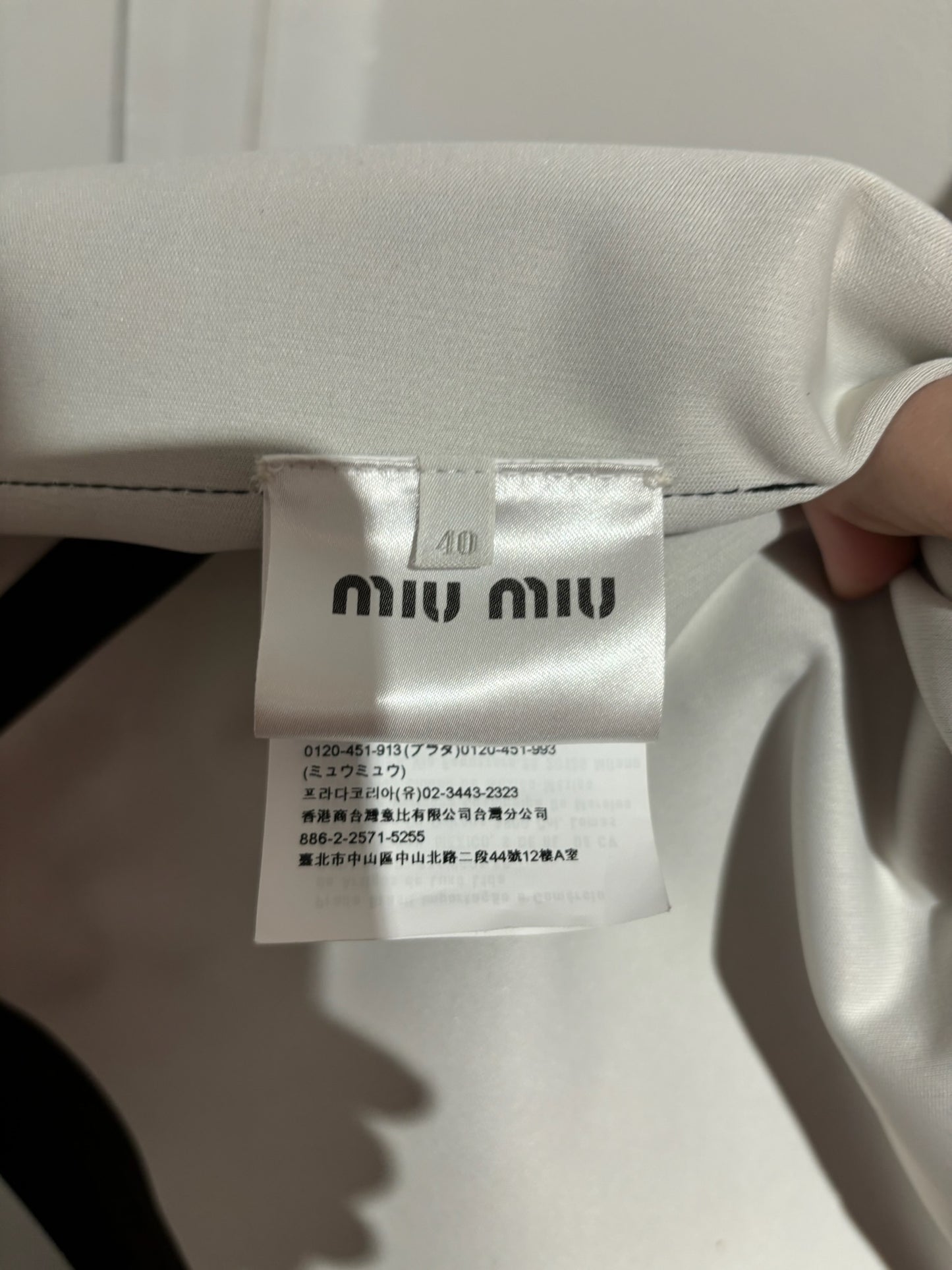 Veste imperméable Miu Miu T.36