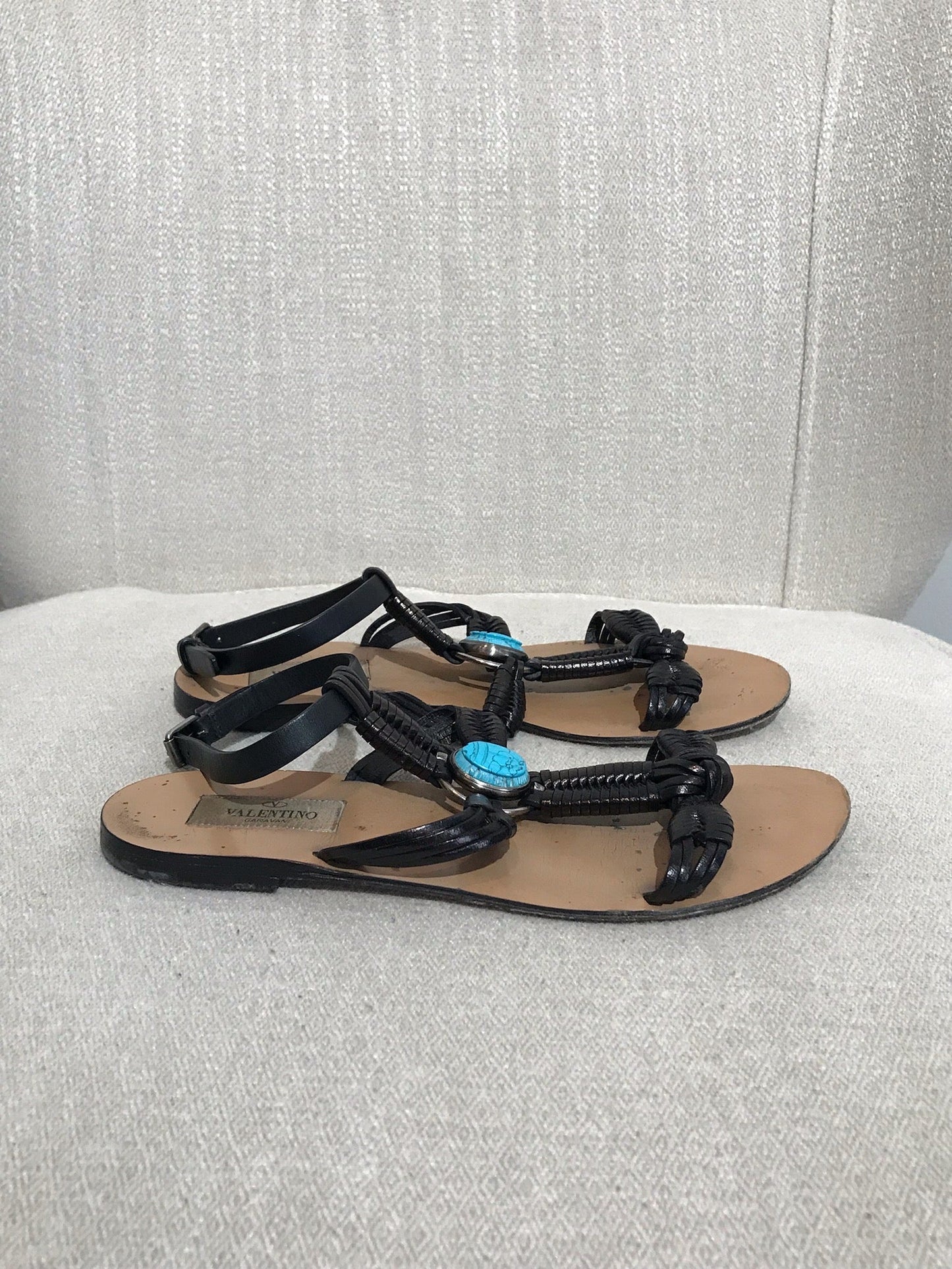 Sandales Valentino noires T.36