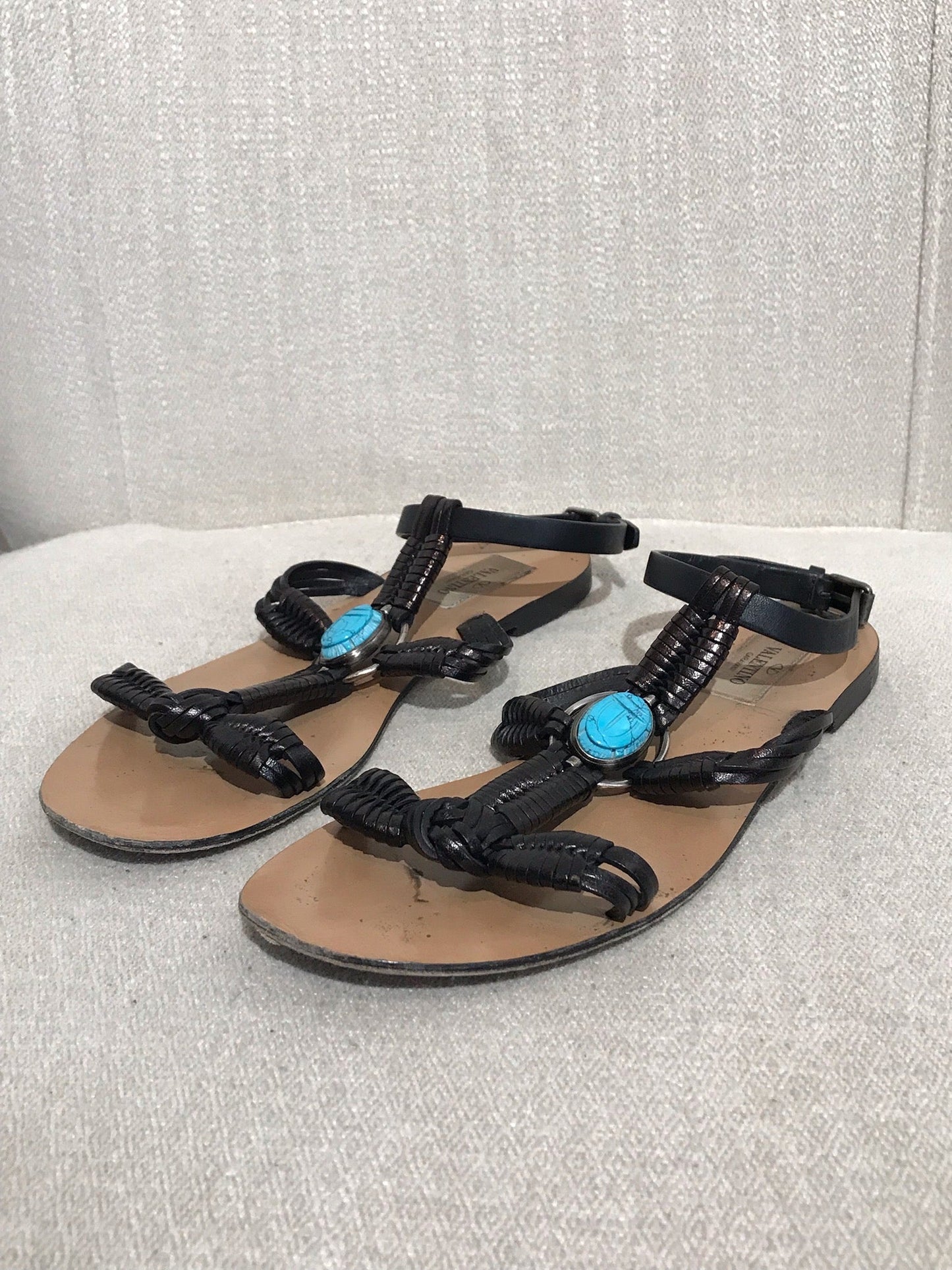 Sandales Valentino noires T.36