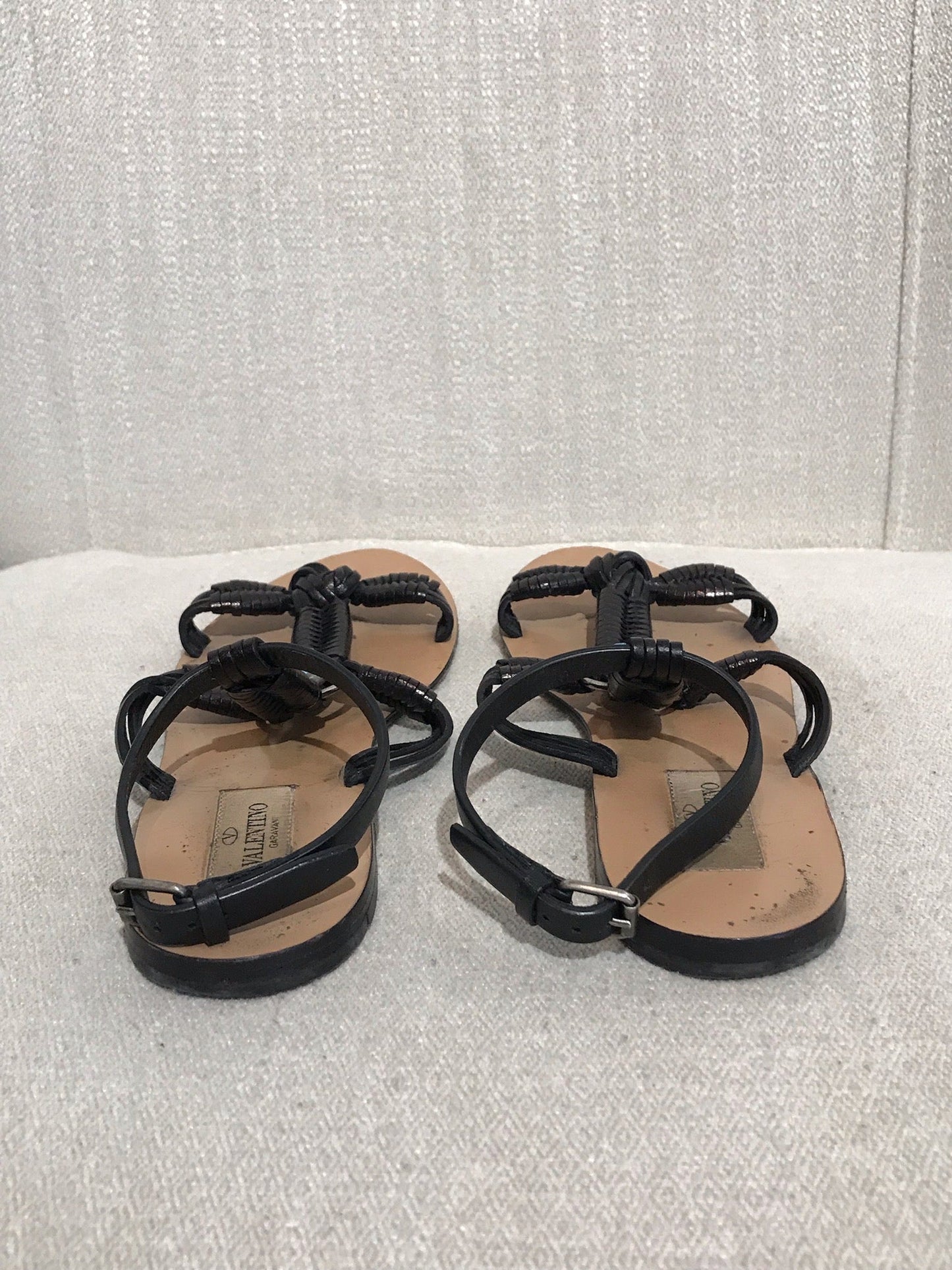 Sandales Valentino noires T.36